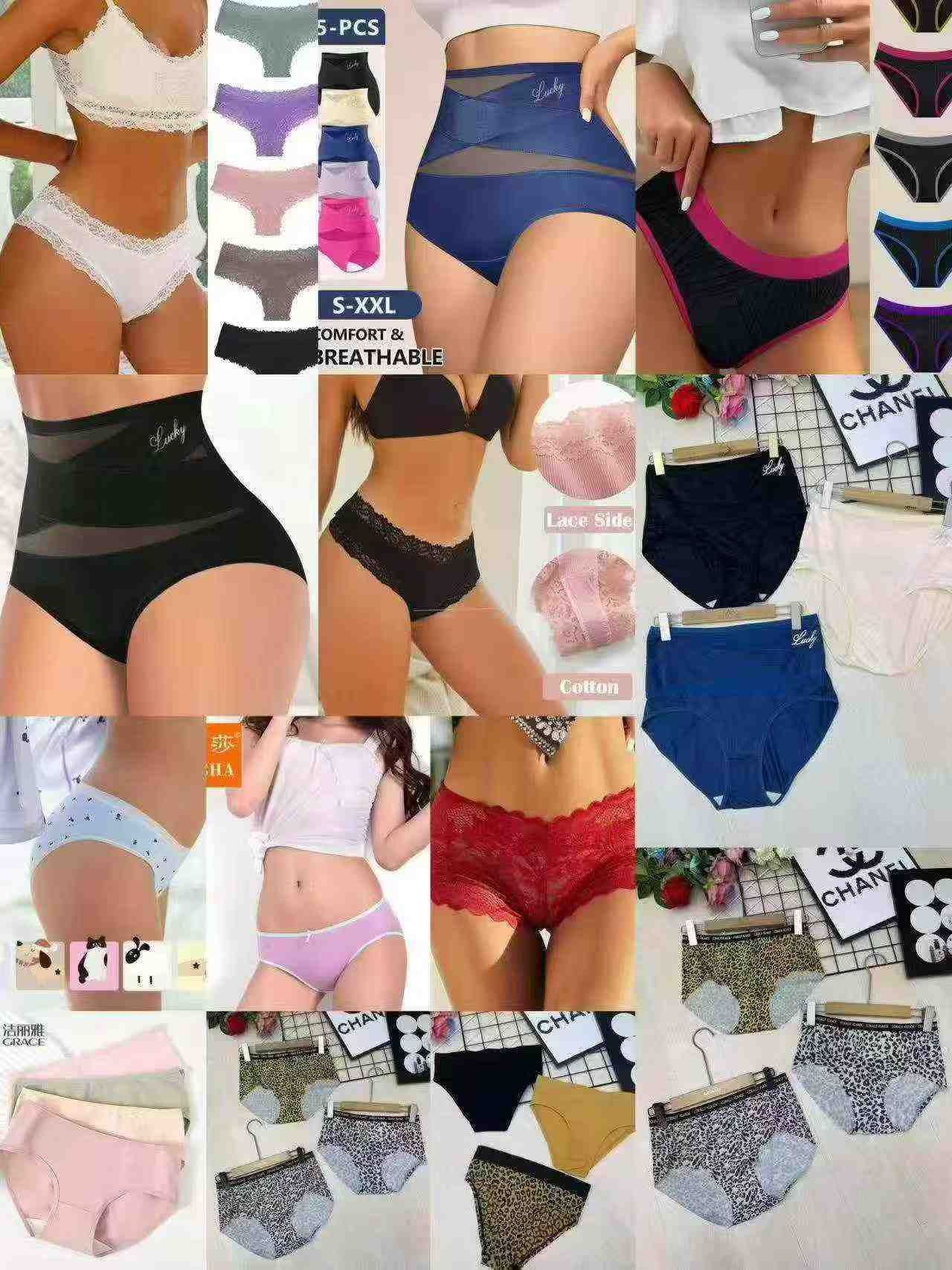 Seksowne majtki, łącznie 6495 sztuk, rozmiary S-3XL, z indywidualnym opakowaniem - Image 2