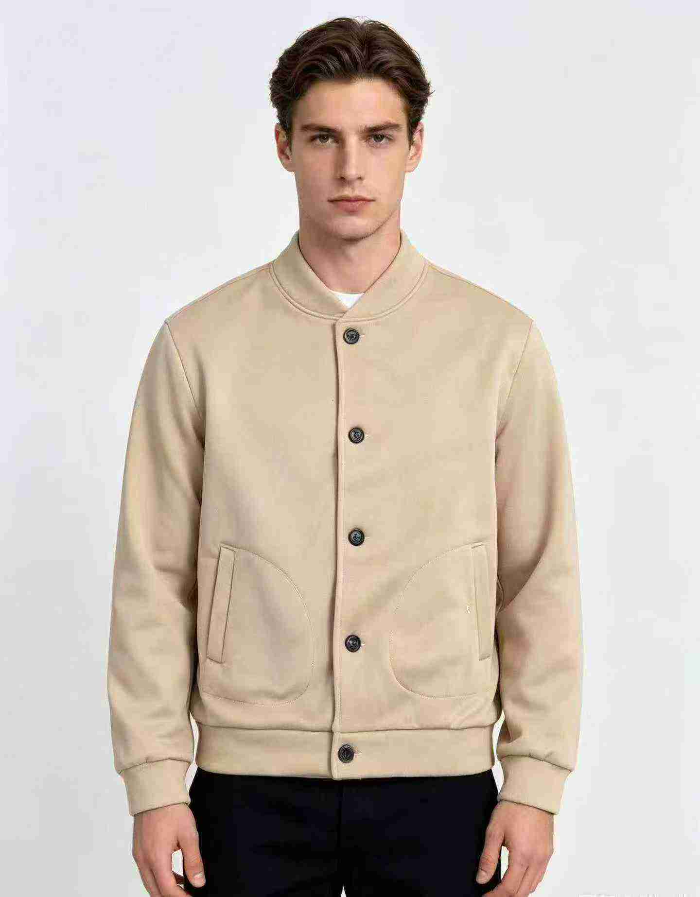 Men's Fleece Lined Baseball Jacket, Sizes M-2XXL, Total 4800 Pieces - Image 3