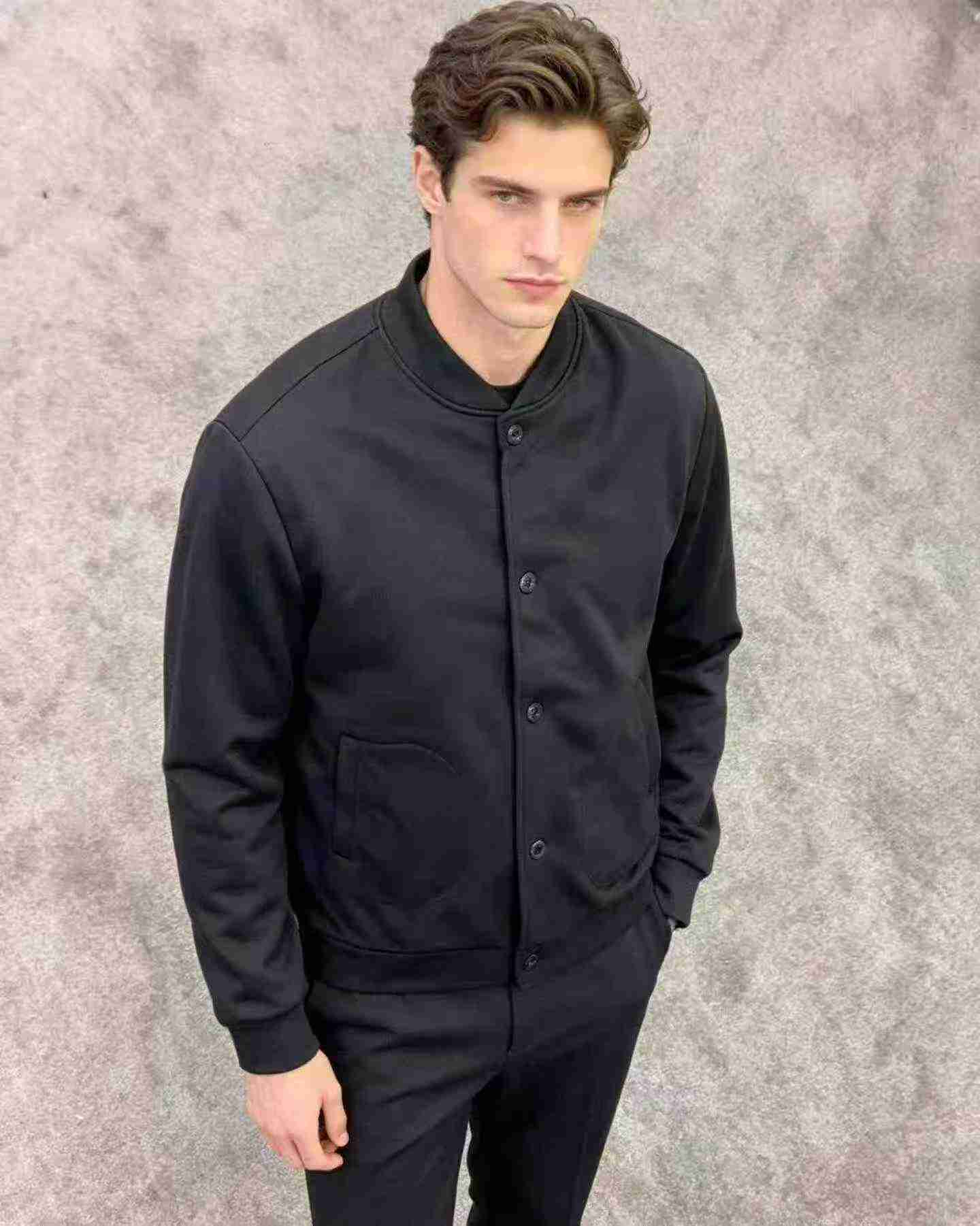 Men's Fleece Lined Baseball Jacket, Sizes M-2XXL, Total 4800 Pieces - Image 4