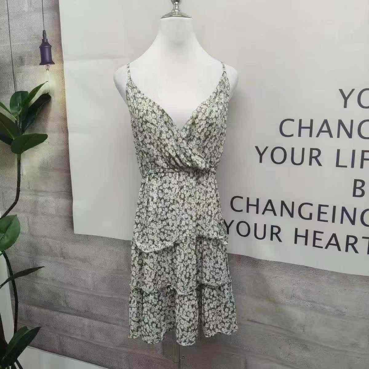 268PCS Women's Summer Floral Camisole Dress - Image 4