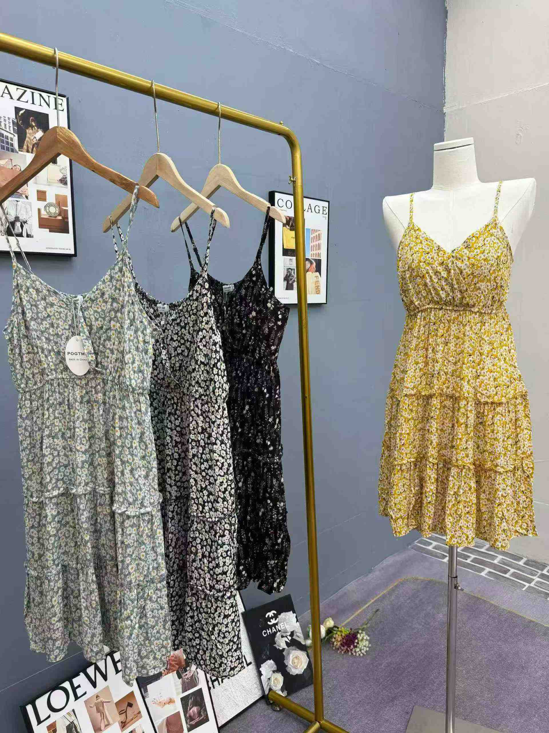268PCS Women's Summer Floral Camisole Dress - Image 7