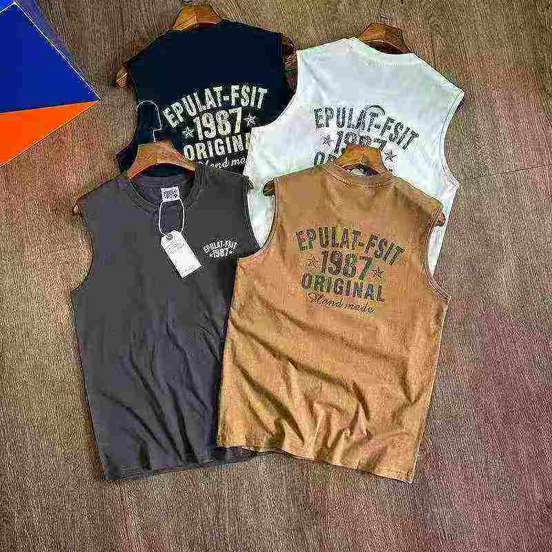 6800 Pieces Plus Size Men's Cotton Sleeveless Vest T-shirts - Image 6