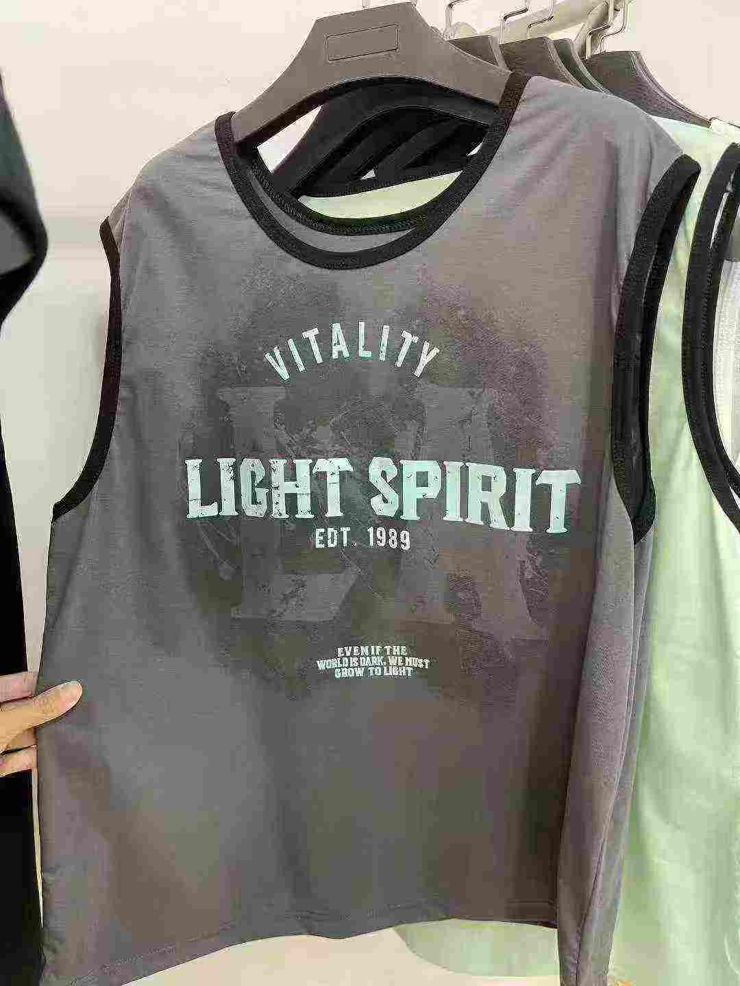 6800 PCS Large Size Men's Cotton Sleeveless Tank Tops - Image 5