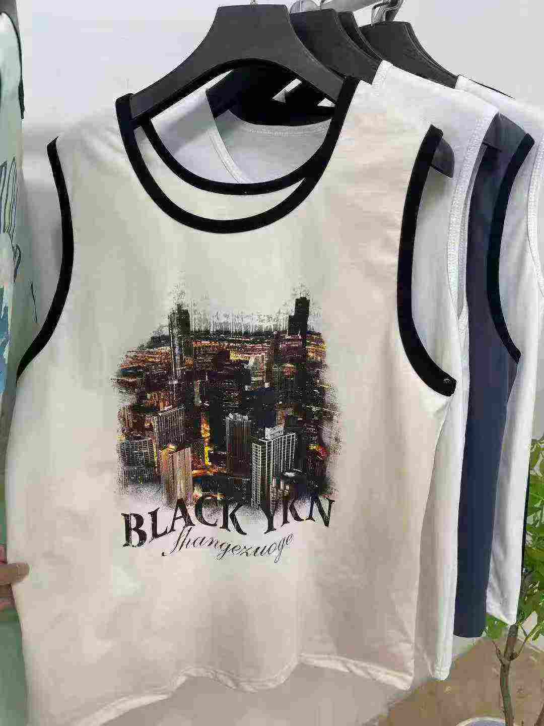 6800 PCS Large Size Men's Cotton Sleeveless Tank Tops - Image 6
