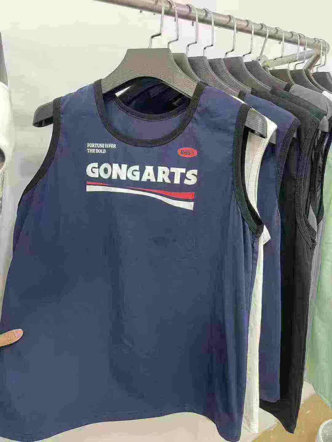 6800 PCS Large Size Men's Cotton Sleeveless Tank Tops - Image 7