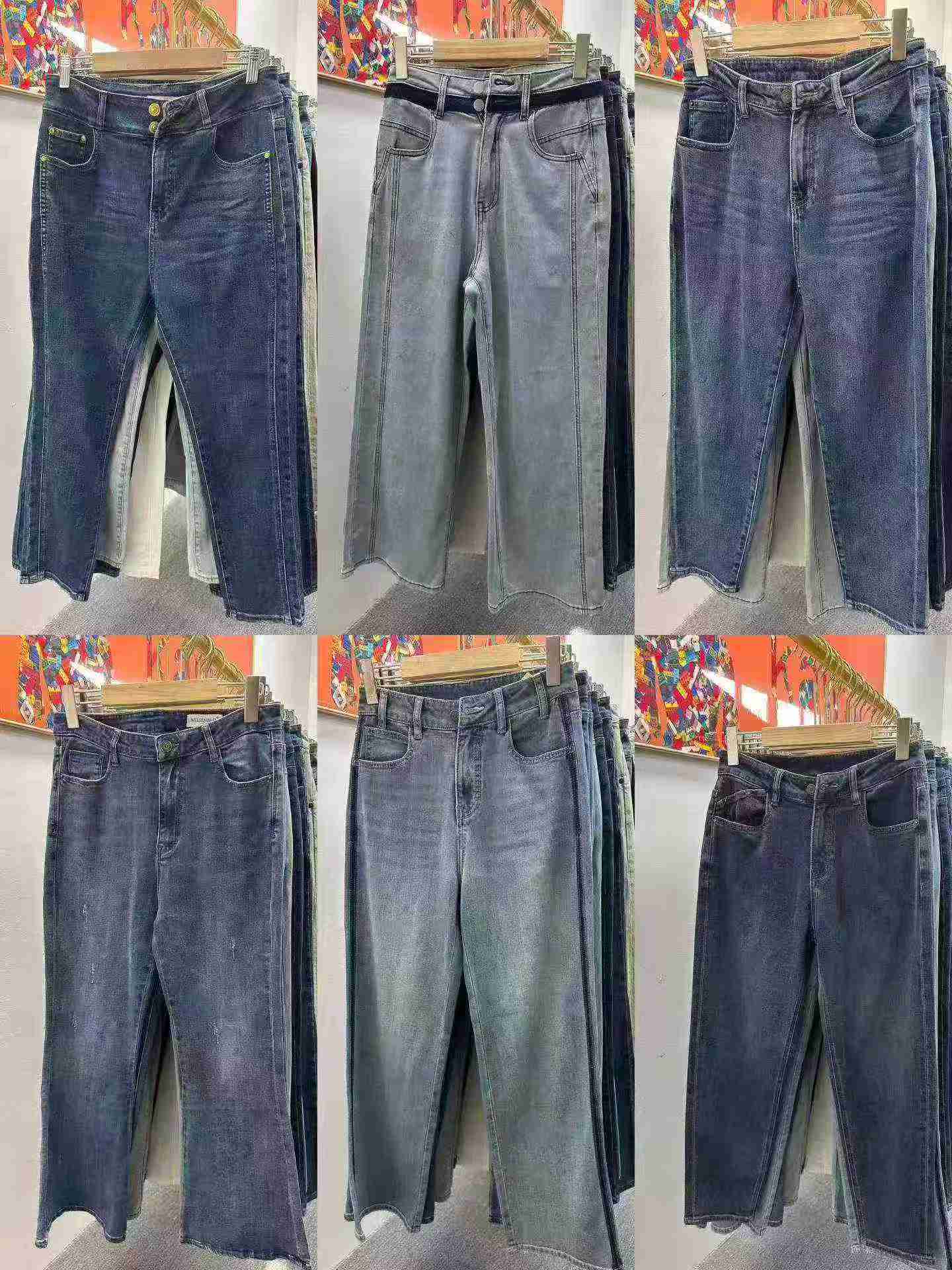 About 3500 Pcs High Quality Mixed Women's Denim Jeans Bulk Clearance - Image 6