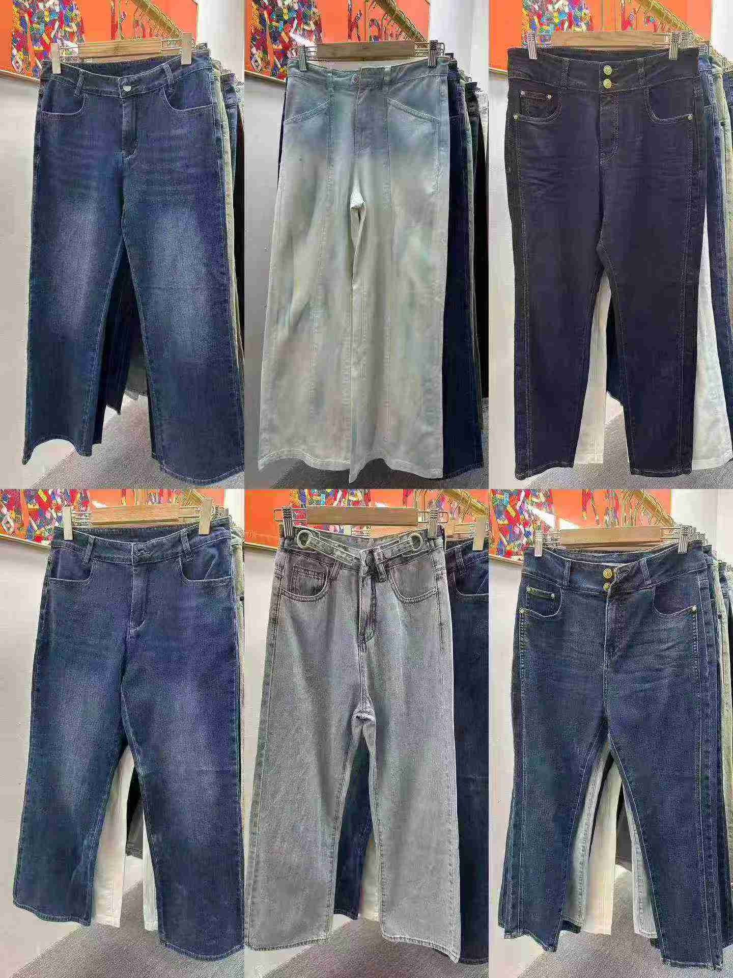 About 3500 Pcs High Quality Mixed Women's Denim Jeans Bulk Clearance - Image 7
