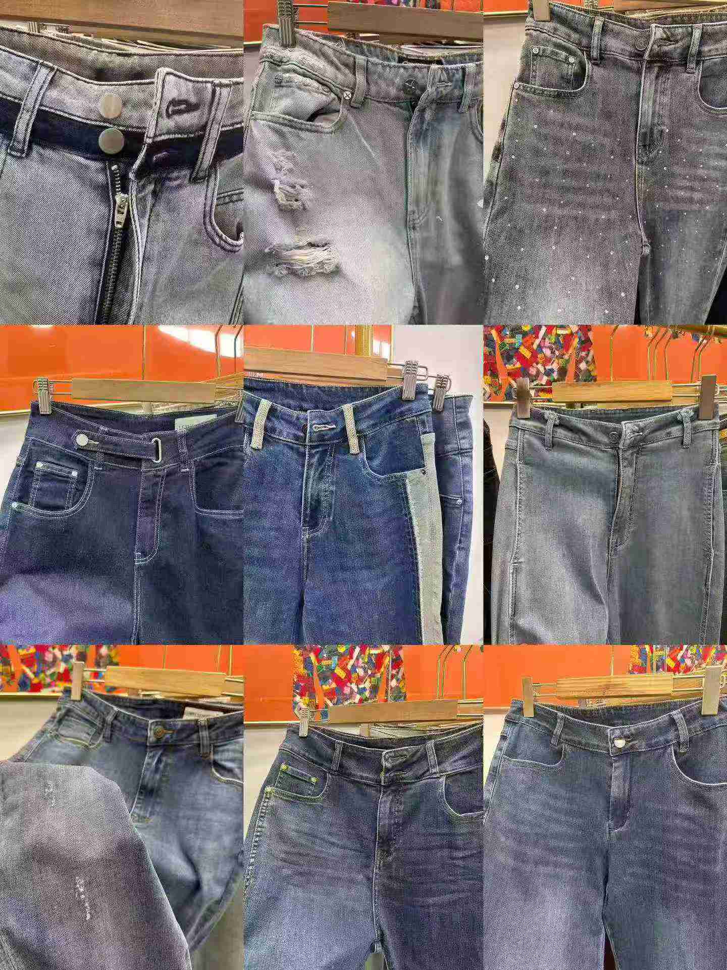 About 3500 Pcs High Quality Mixed Women's Denim Jeans Bulk Clearance - Image 9