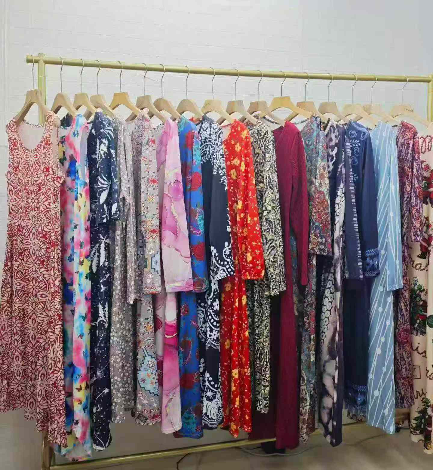 1270 PCS New European American Cross-border Women Long Dresses S-4XL - Image 8