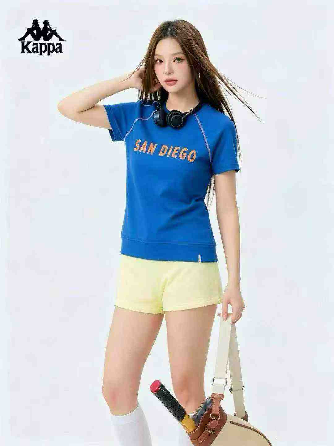 1050 Pcs Cotton American Retro Raglan Short Sleeve T-Shirt - Image 2