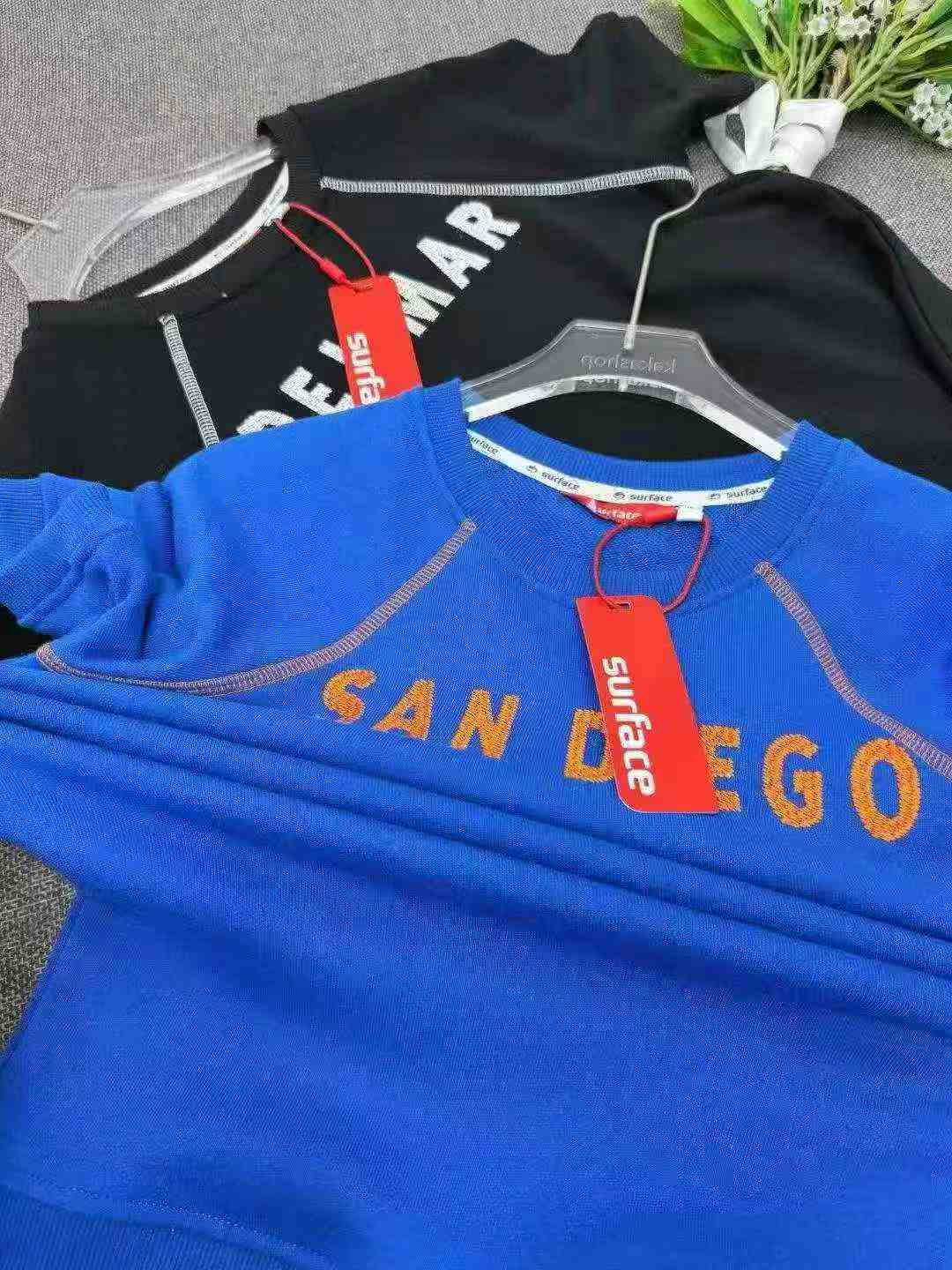 1050 Pcs Cotton American Retro Raglan Short Sleeve T-Shirt - Image 5