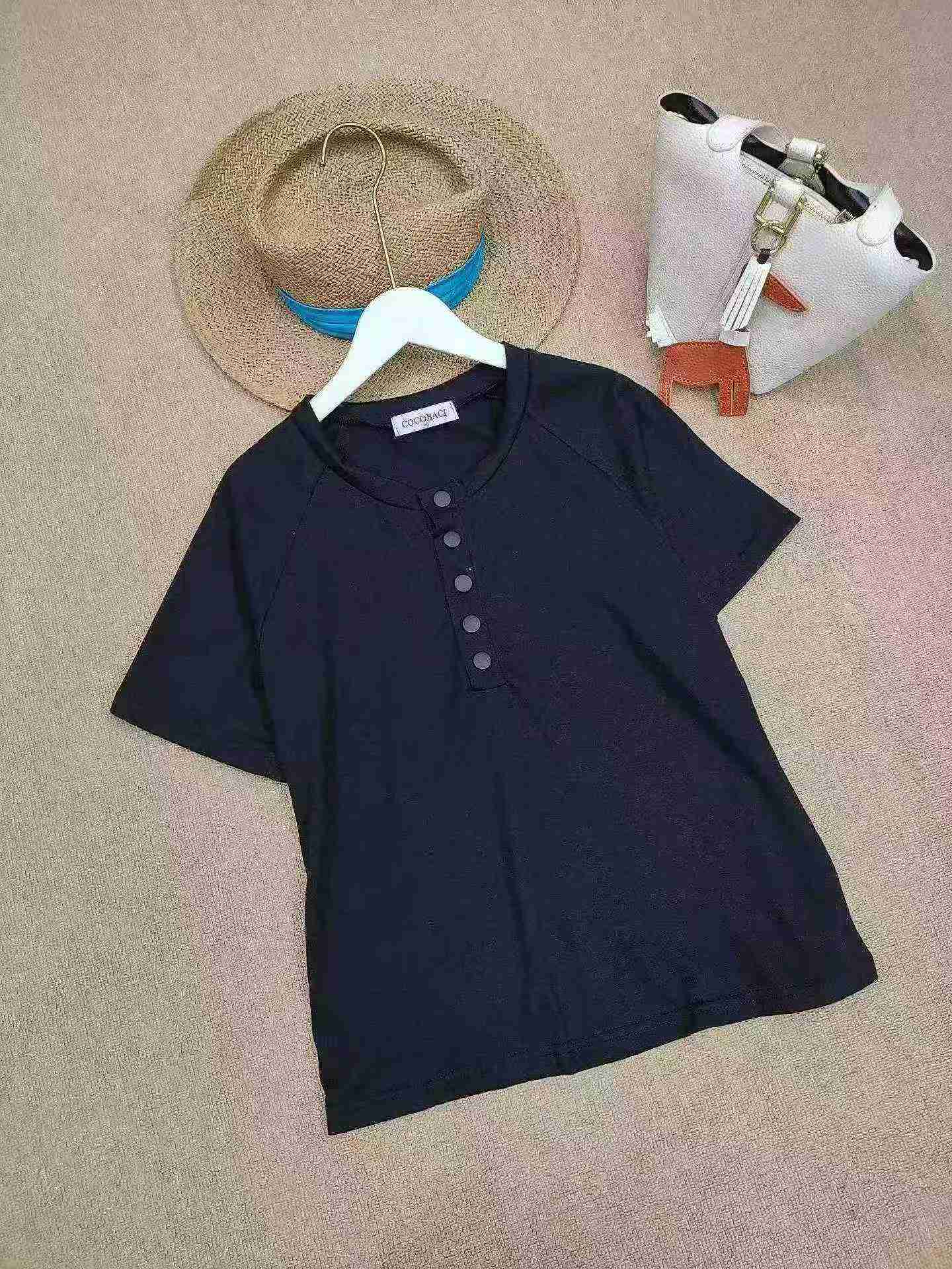 272 Pcs Simple Fashion Sexy Cotton Short Sleeve T-Shirts - Image 5