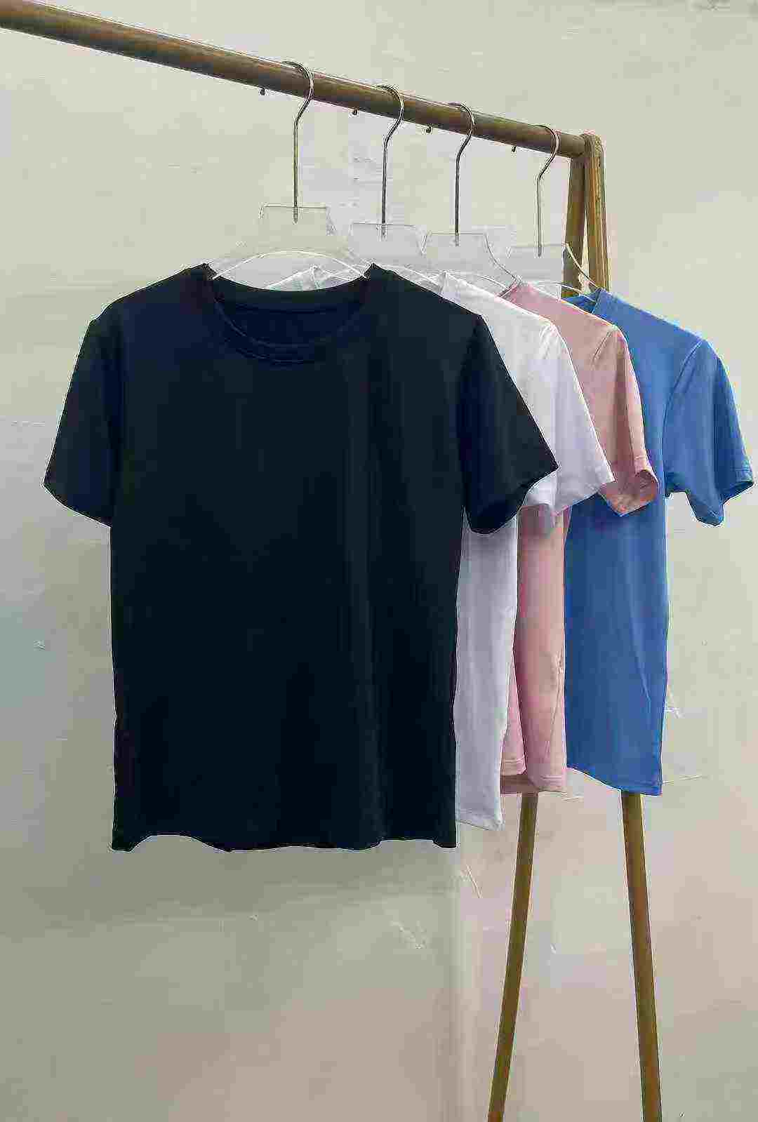 184 pièces de T-shirts simples, de style décontracté sportif, à col ras du cou et à manches courtes - Image 2