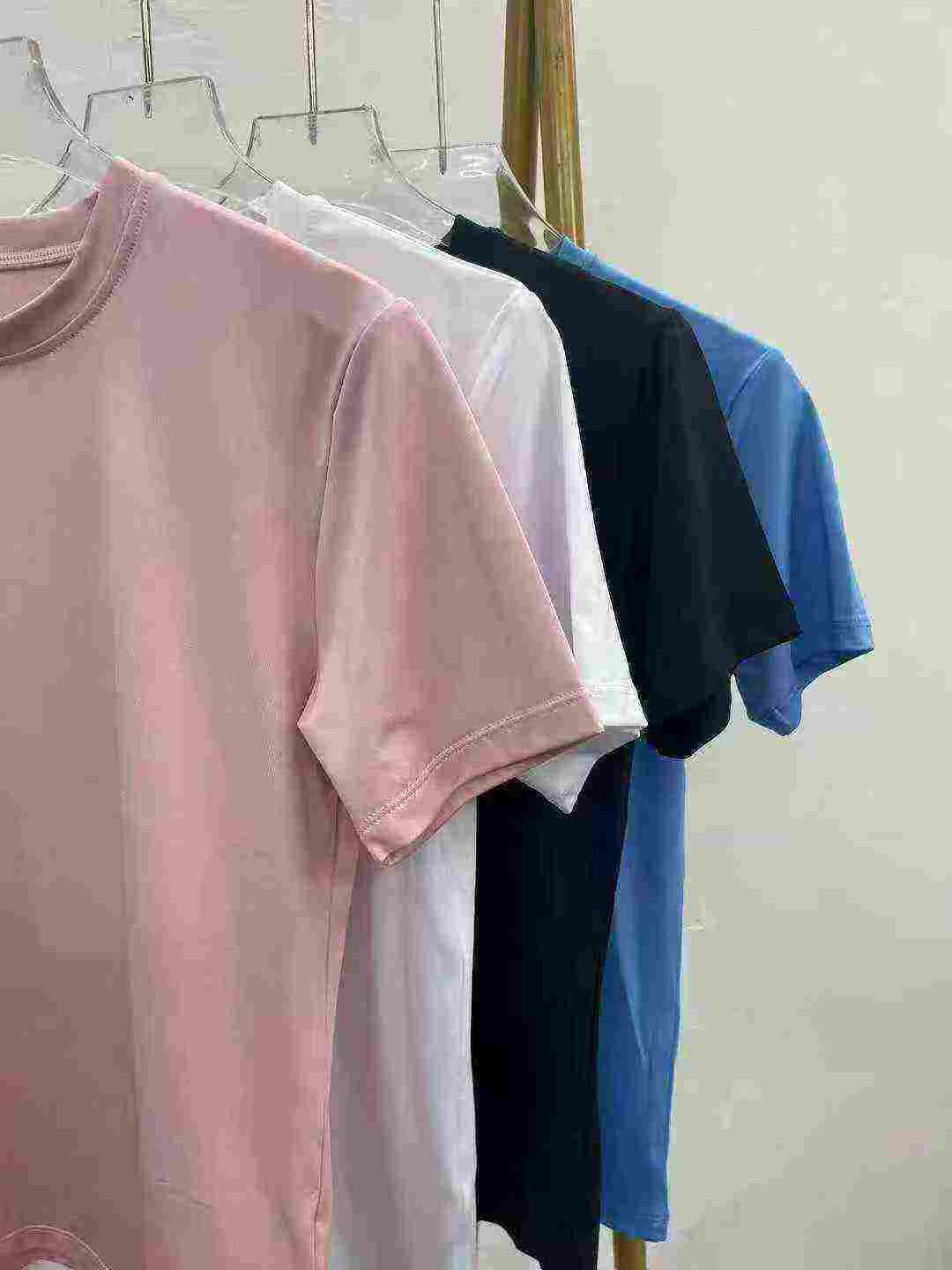 184 pièces de T-shirts simples, de style décontracté sportif, à col ras du cou et à manches courtes - Image 6