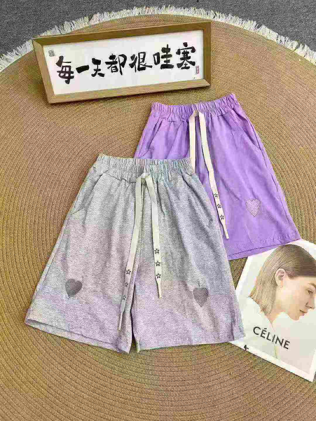 138 Pcs Cotton Embroidered Kids Casual Sports Shorts - Image 3