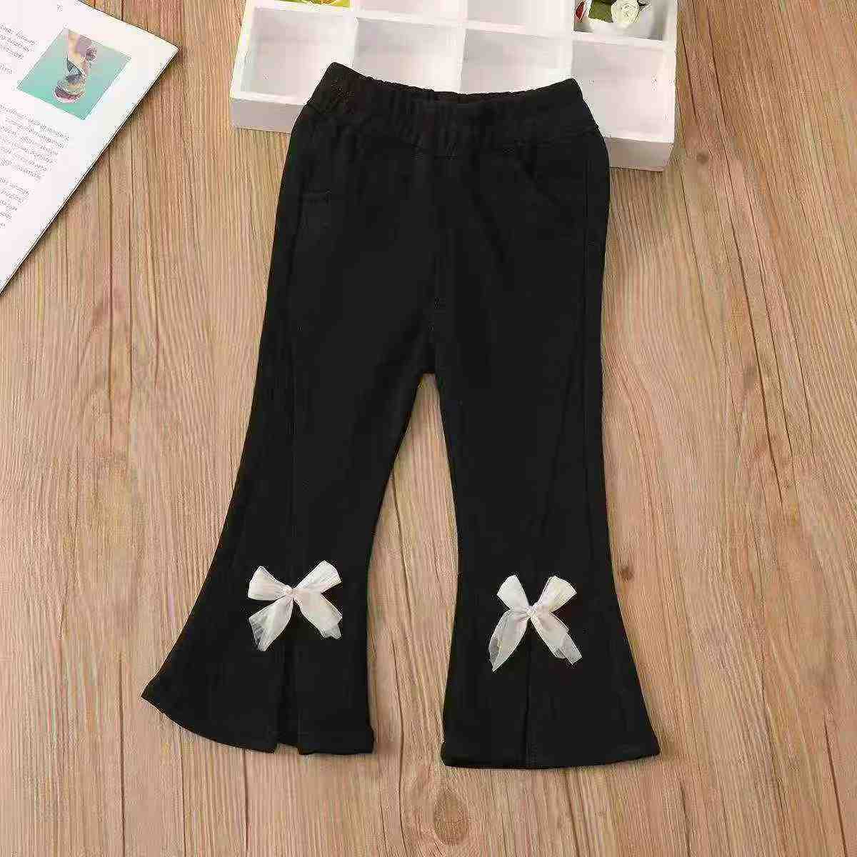 About 150 Pcs Spring Autumn New Girls Slim Flared Sweatpants - Image 3