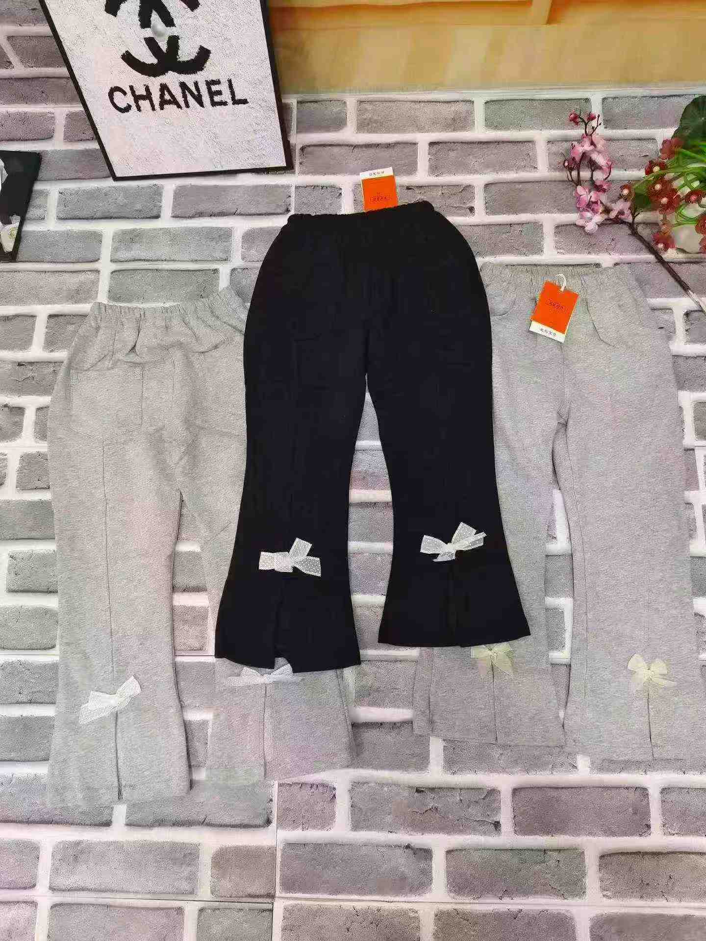 About 150 Pcs Spring Autumn New Girls Slim Flared Sweatpants - Image 5