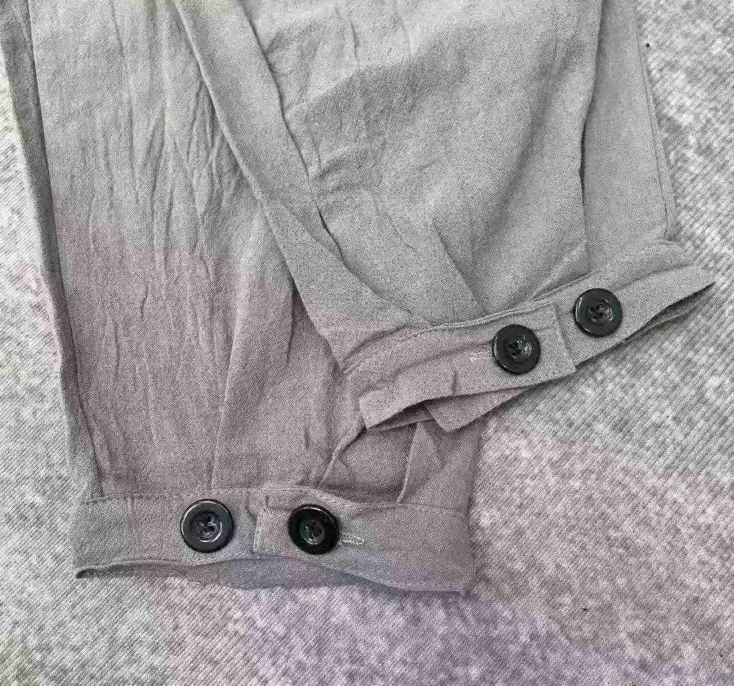 670PCS Women's Summer Thin Cotton Linen High Waist Wide Leg Pants S-4XL - Image 3