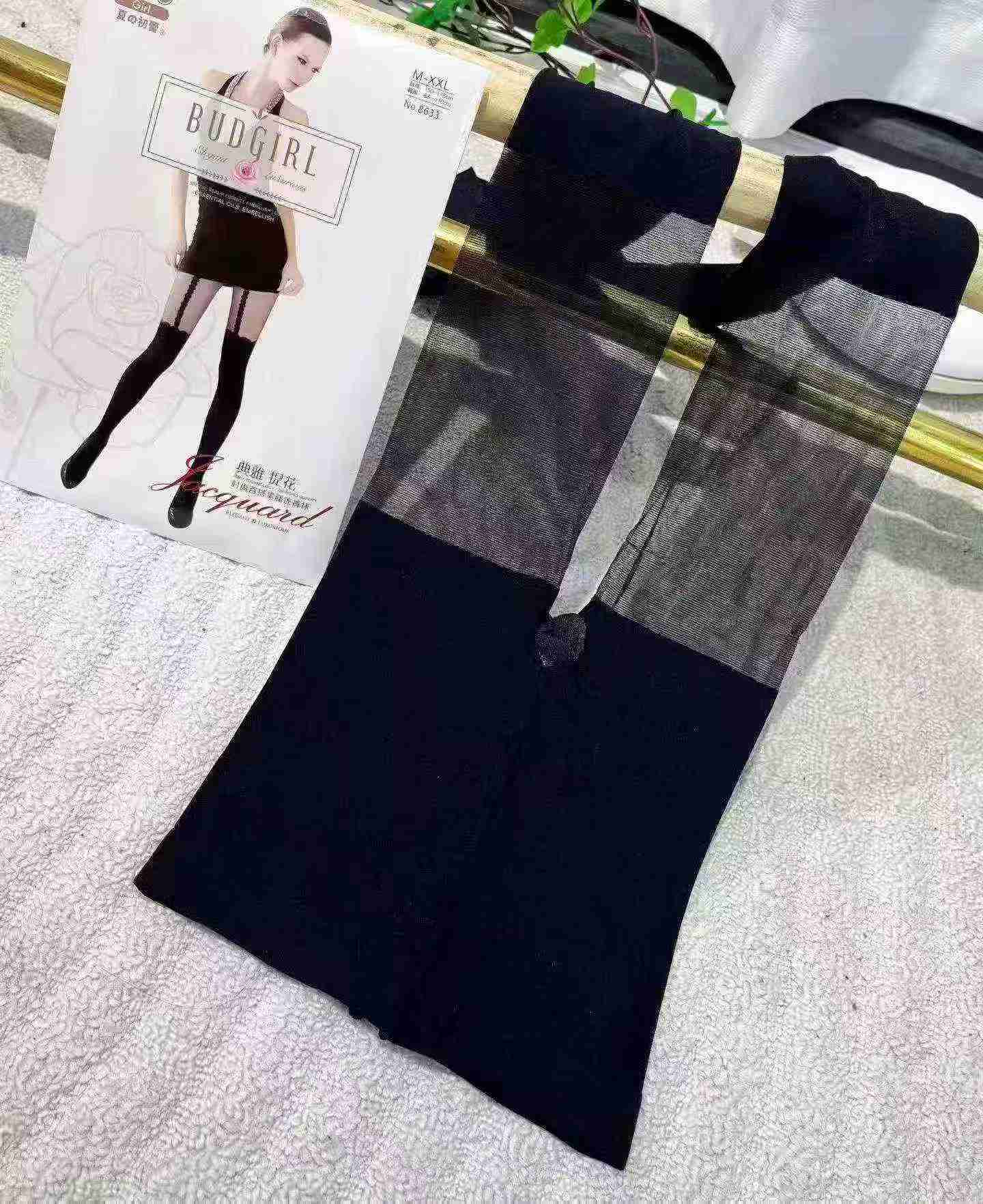 About 250 Pieces Women's Summer Ultra-thin Sheer Black Pantyhose - Image 2