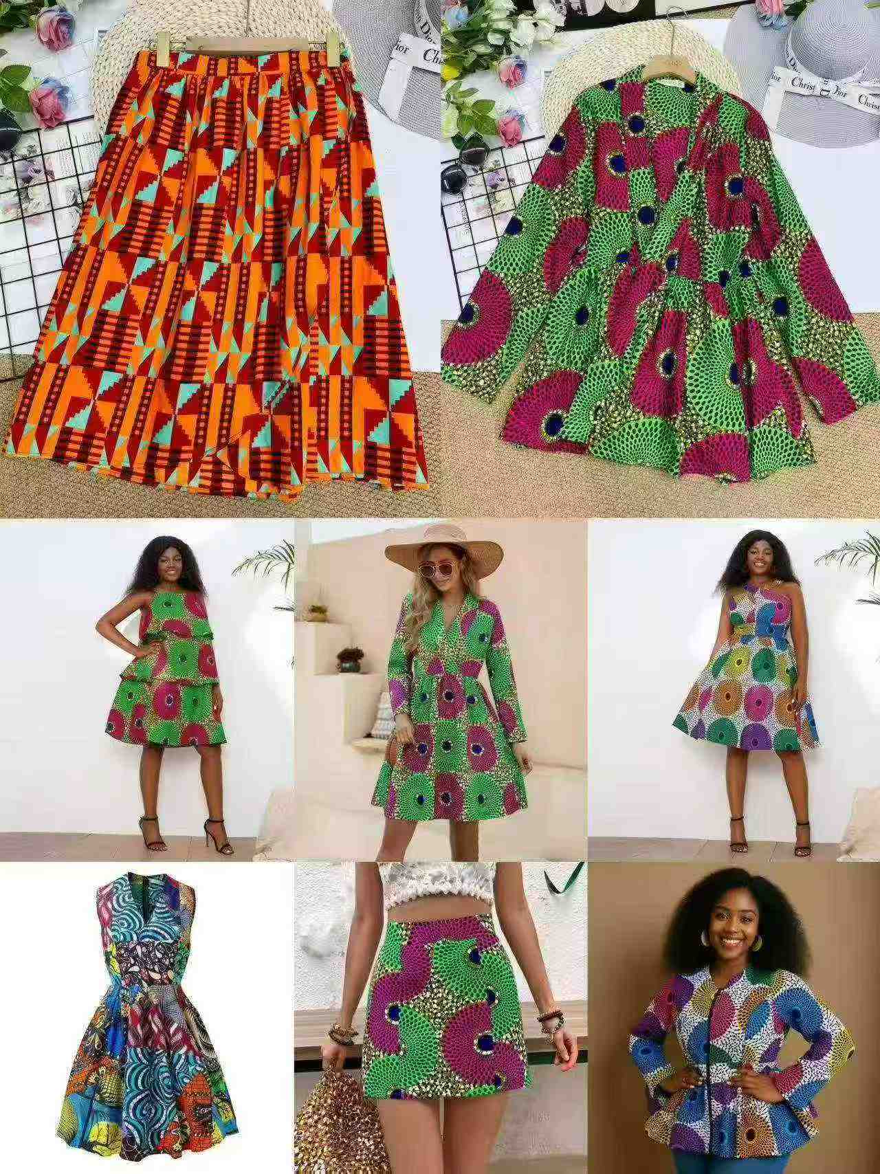 1454 Pcs Foreign Trade Cotton Dresses Tops & Skirts Clearance - Image 4