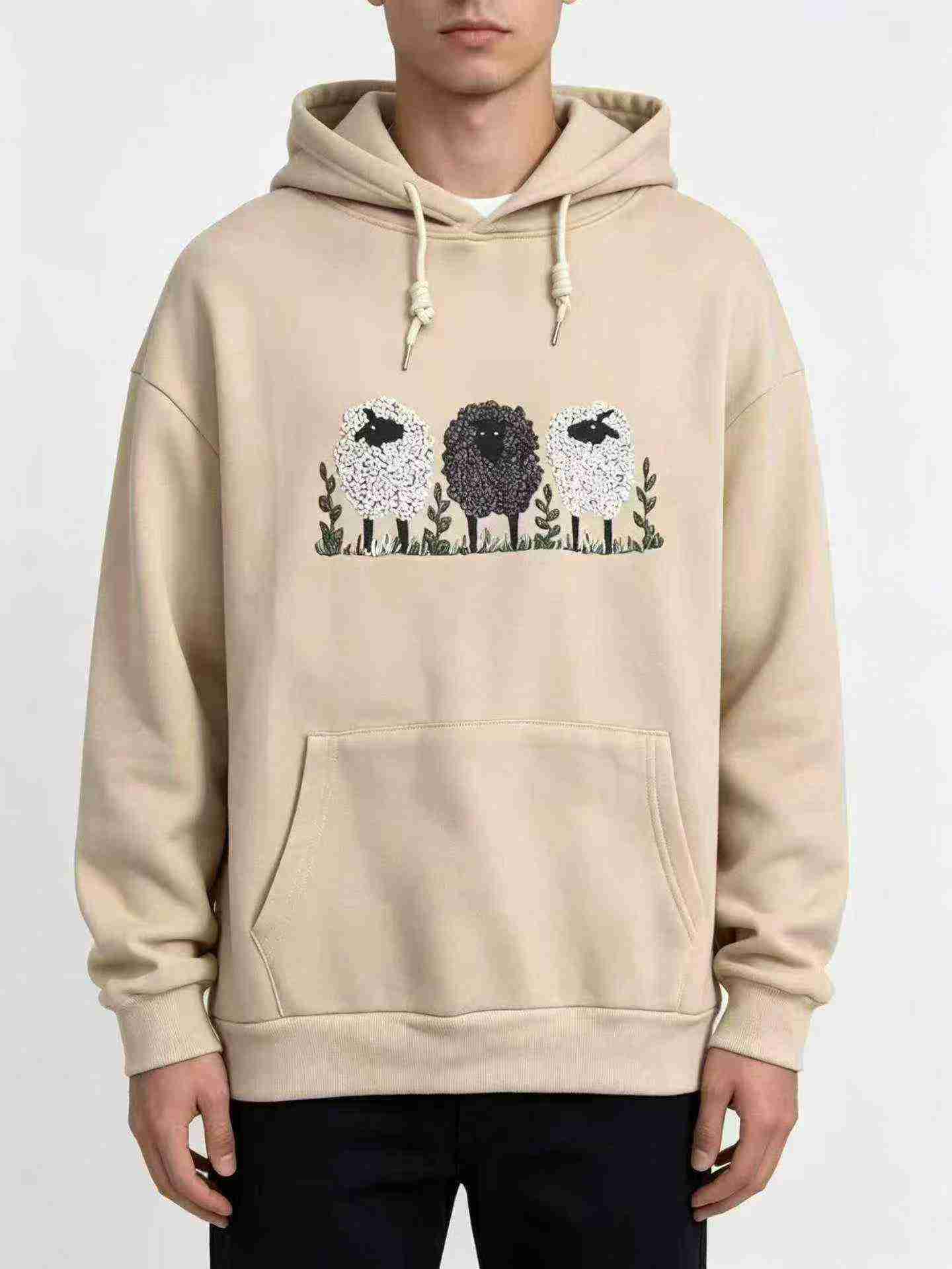Loose Oversized Fleece Lined Hoodies 4289 Pieces - Image 5