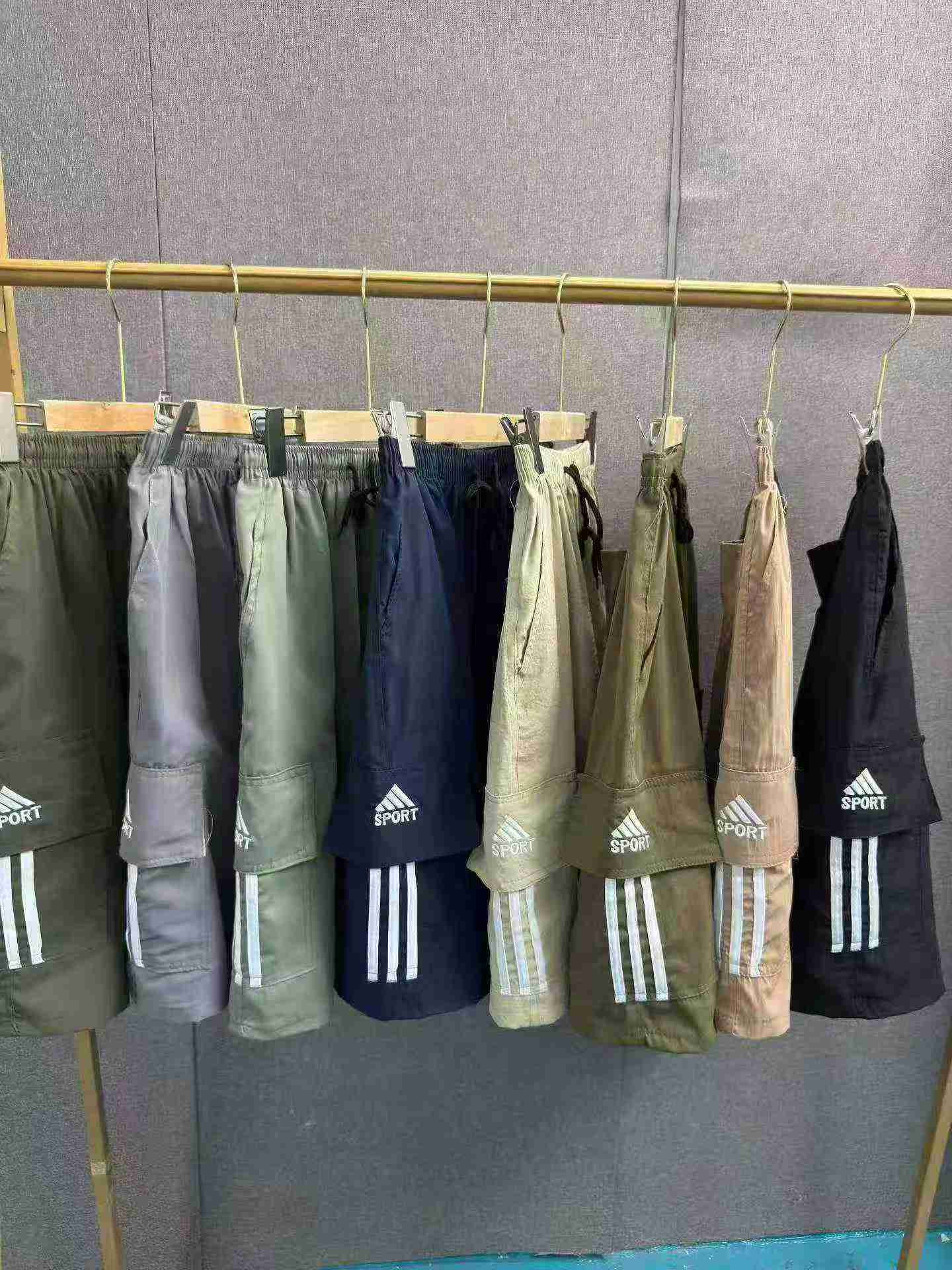 About 8880 Pieces Summer Cotton Loose Men's Embroidered Casual Workwear Cropped Pants - Image 2