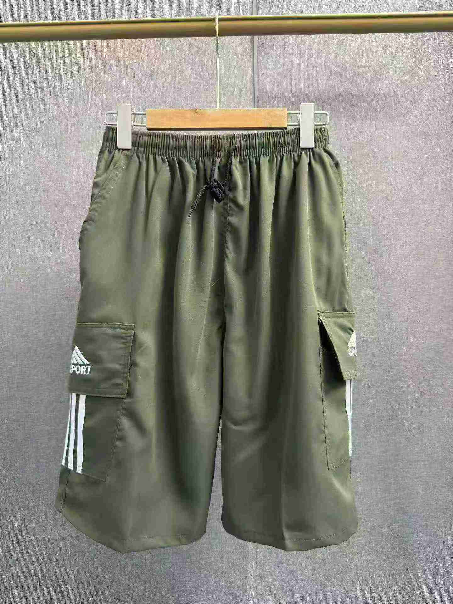 About 8880 Pieces Summer Cotton Loose Men's Embroidered Casual Workwear Cropped Pants - Image 8