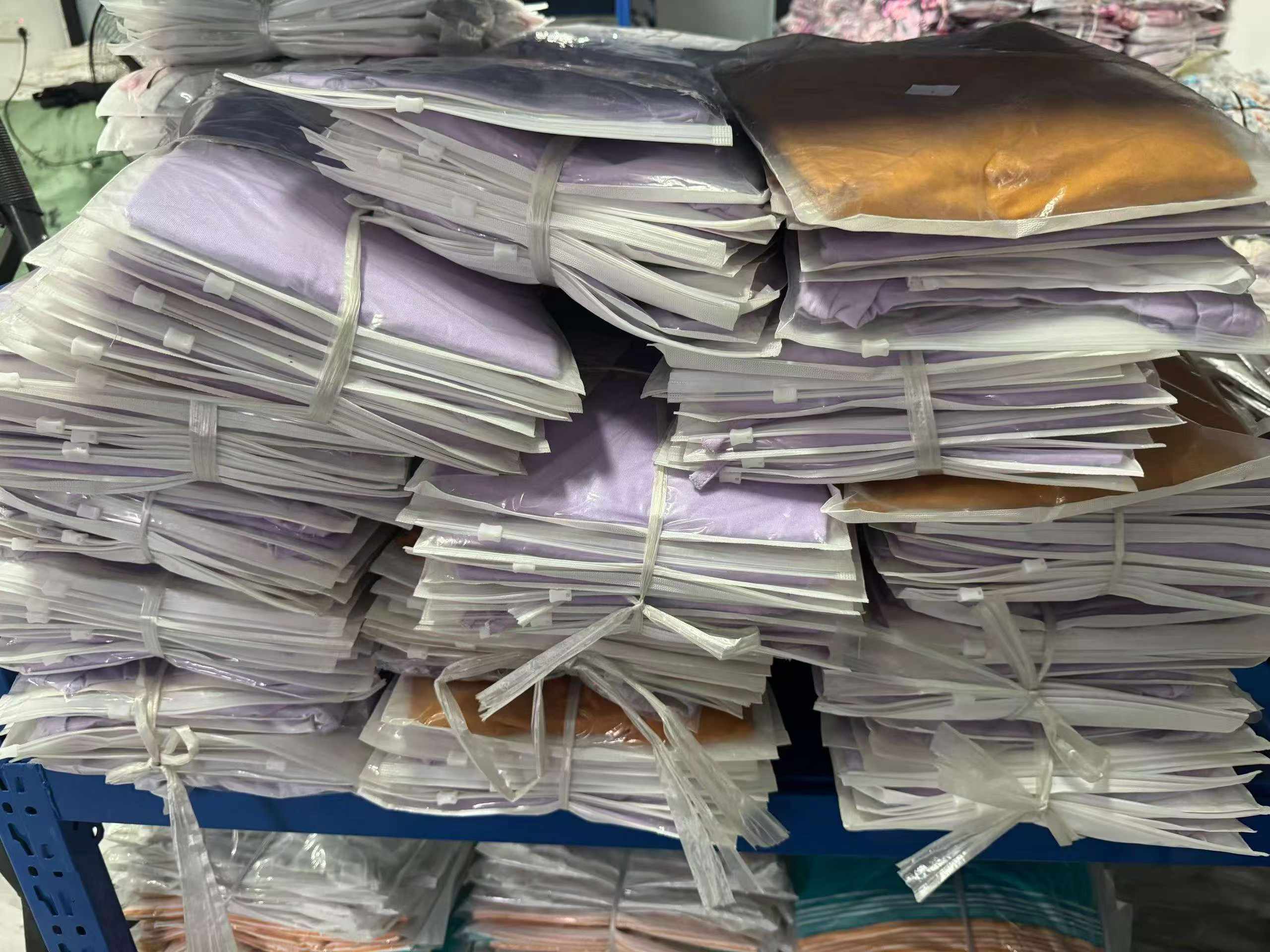 150 Pcs Clearance Trendy Kids Cotton Short Sleeve T-shirts 120-160, Individually Packed, Mainly Purple - Image 8