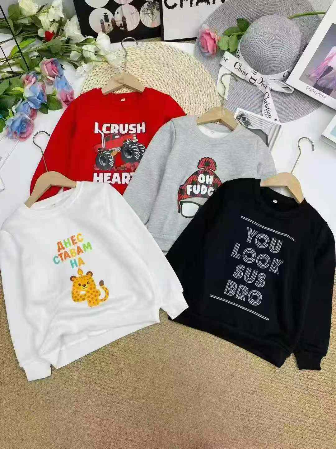 300 Pcs Kids Fleece Sweatshirts Stock Clearance - Image 4