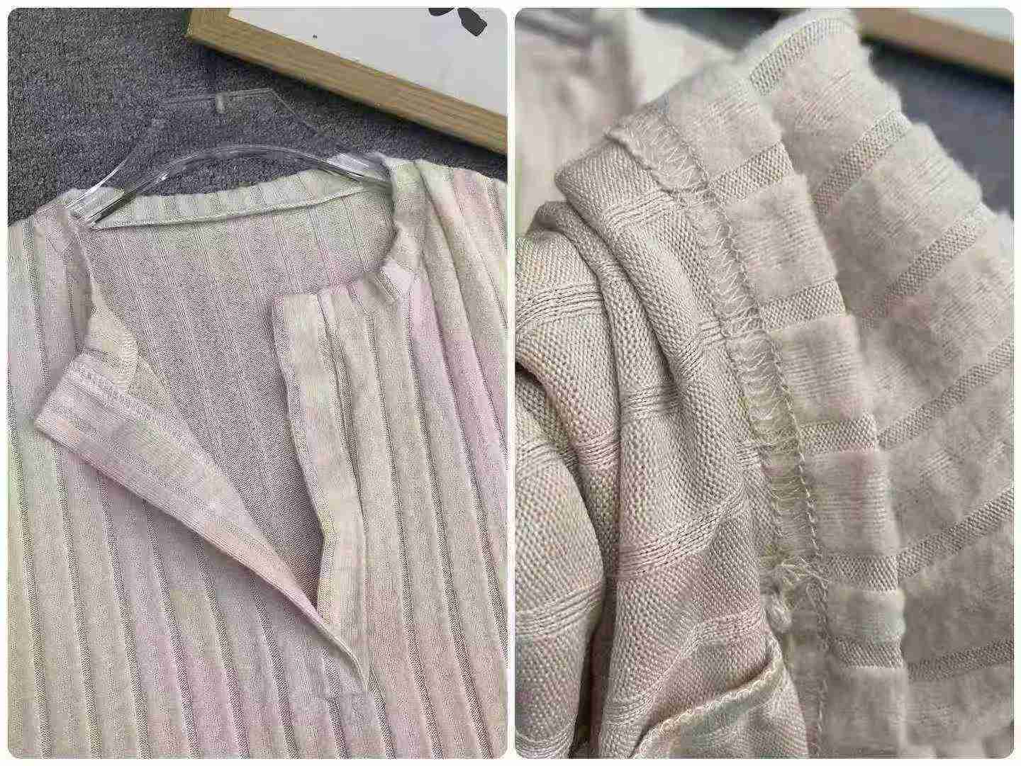 French Style Ribbed Long Sleeve Tops, 139 Pieces - Image 7