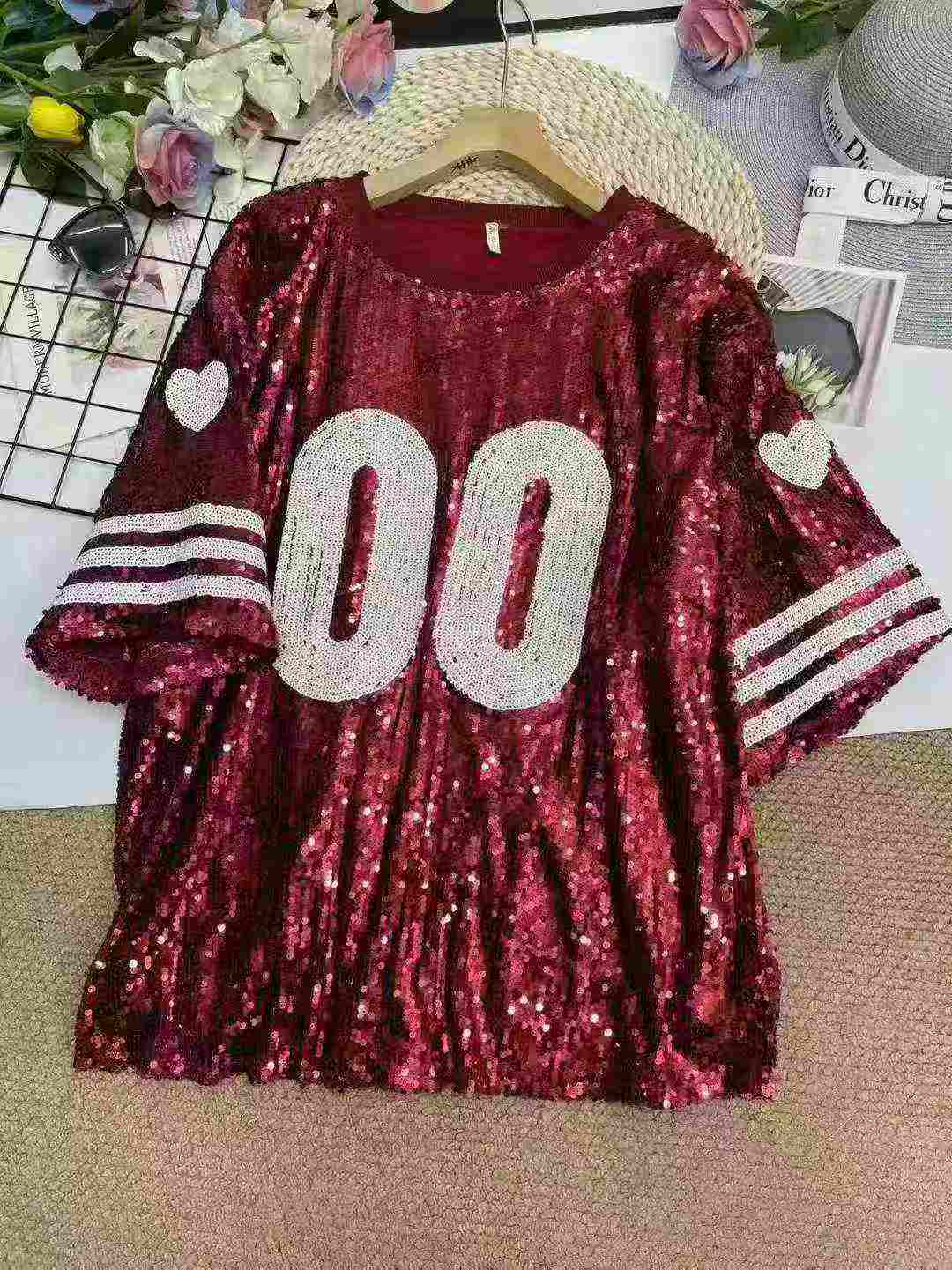 Loose Heavy Style Sequined Tops, Total 1473 Pieces New Overstock - Image 5