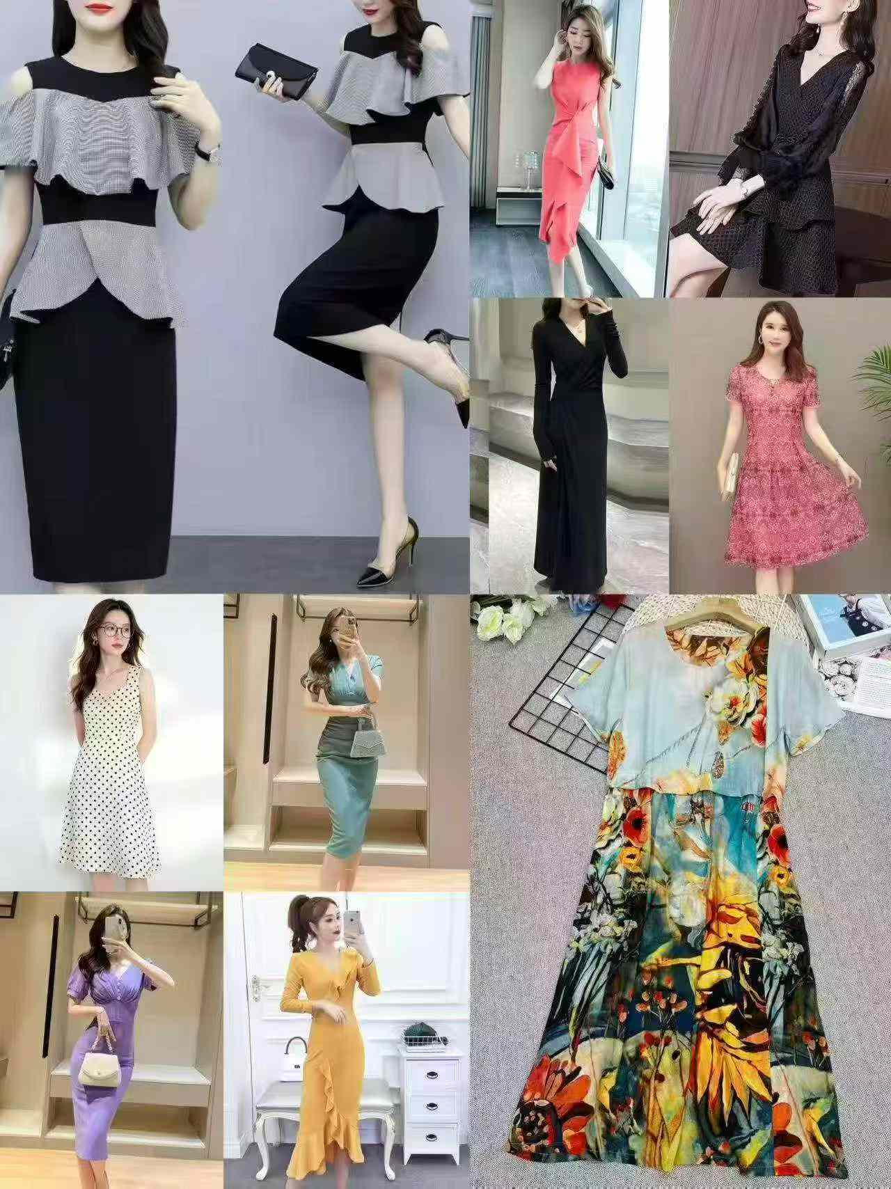 فساتين الشيفون، 657 قطعة، تصفية مخزون بالجملة - Image 3