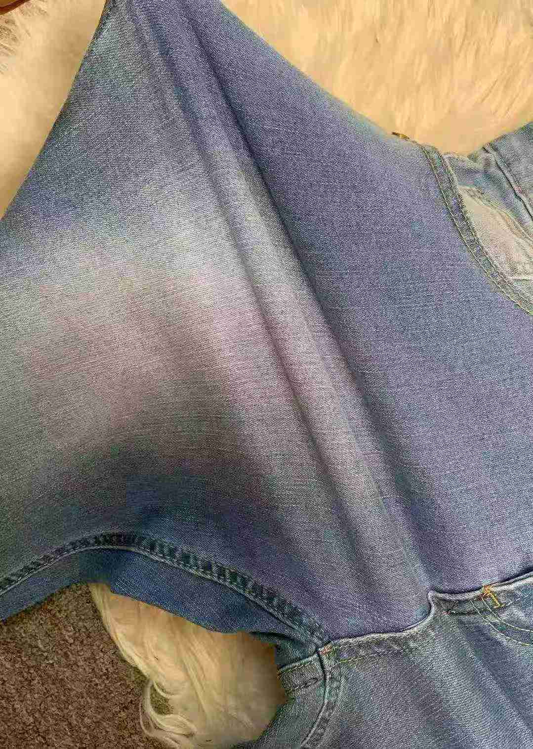 220 Piezas de Jeans cortados elásticos de corte recto entallado para hombre, con cierre YKK, empaquetados individualmente con etiqueta colgante, tallas S-3XL - Image 6