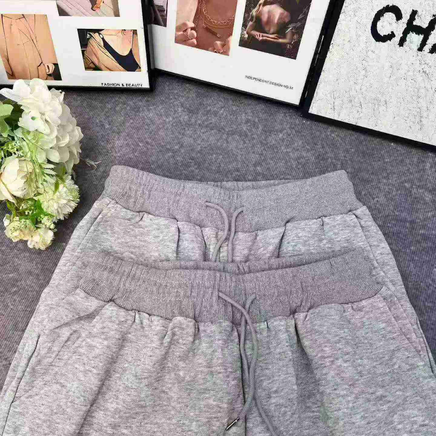 Simple Casual Loose High Waist Sweatpants 395pcs, Size M-3XL Individual Packing - Image 4
