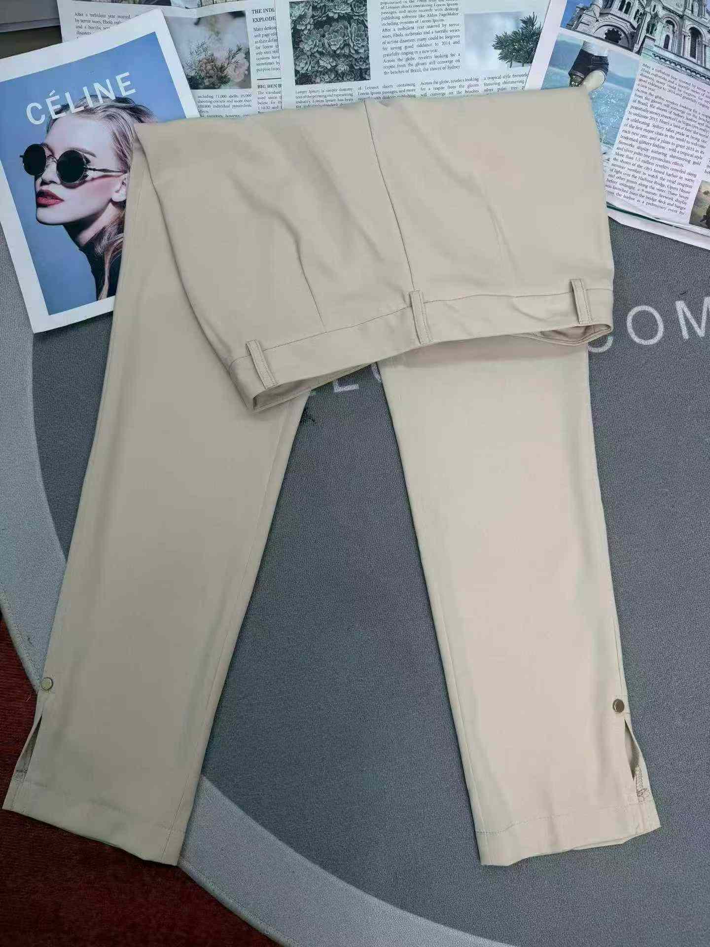 High Quality Women's Skin-friendly Light Color Suit Pants, 350pcs, Single Color, Individually Packed, Sizes S-3XL (B86#601) - Image 6