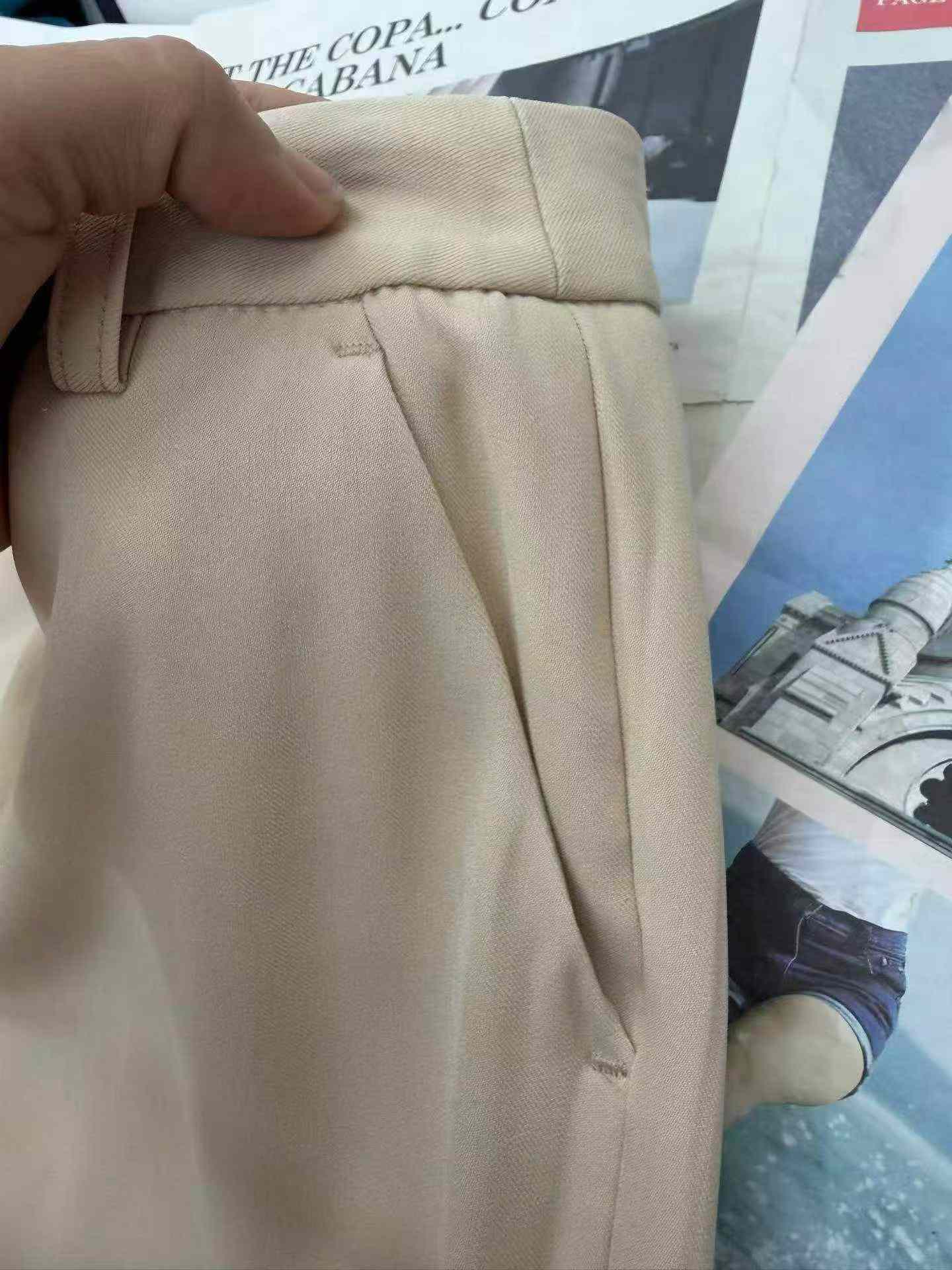 High Quality Women's Skin-friendly Light Color Suit Pants, 350pcs, Single Color, Individually Packed, Sizes S-3XL (B86#601) - Image 9