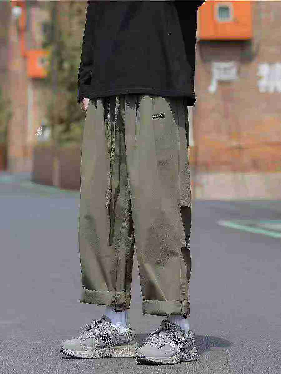 Men's Spring Summer Loose Straight Casual Pants About 670 Pieces Bulk Wholesale - Image 4