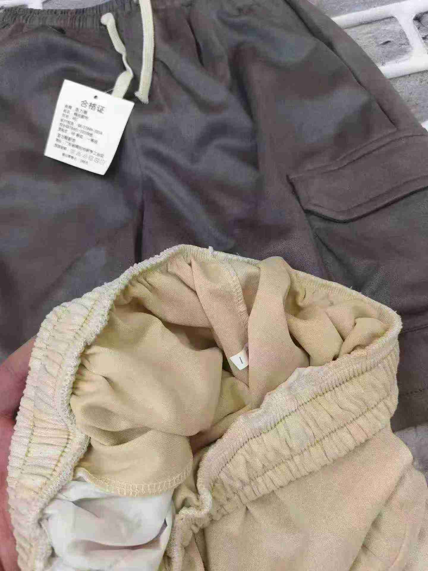 Men's Summer Loose Casual American Suede Multi-pocket Cargo Shorts About 683pcs - Image 9