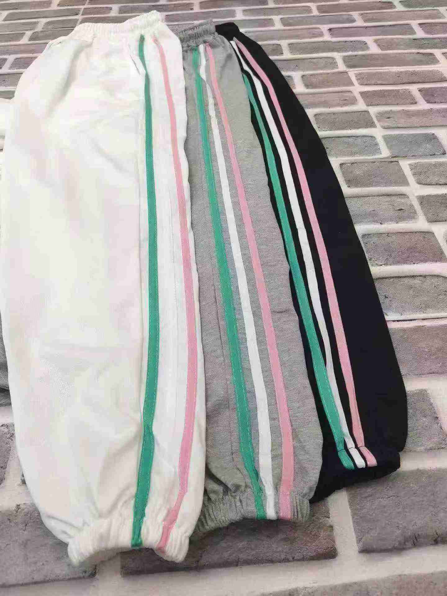 Women's Rainbow Three Stripe Loose Drawstring Jogger Pants About 458pcs - Image 6