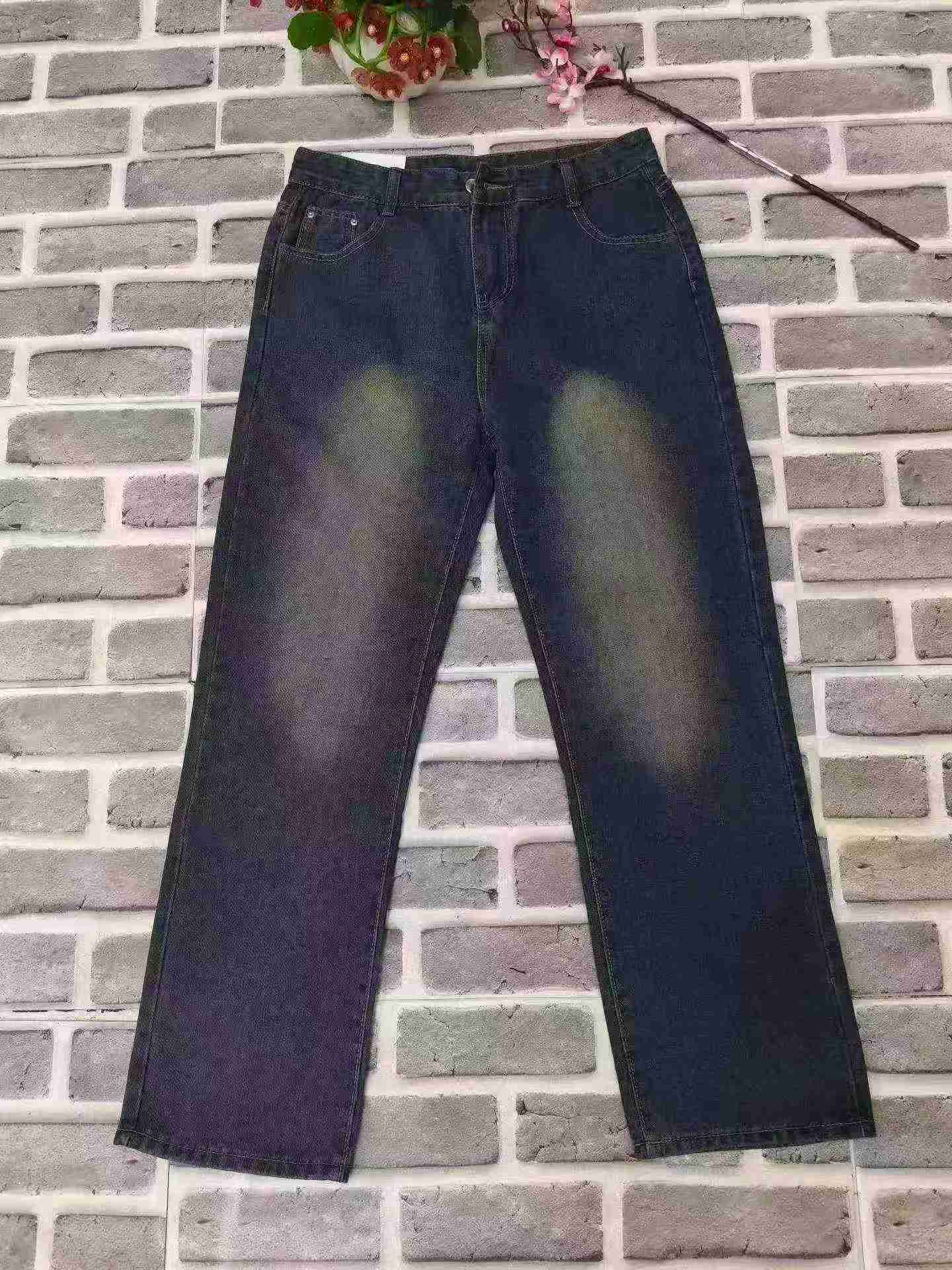 Approx 678 Pieces Men's Washed Gradient Navy Straight American Jeans - Image 5