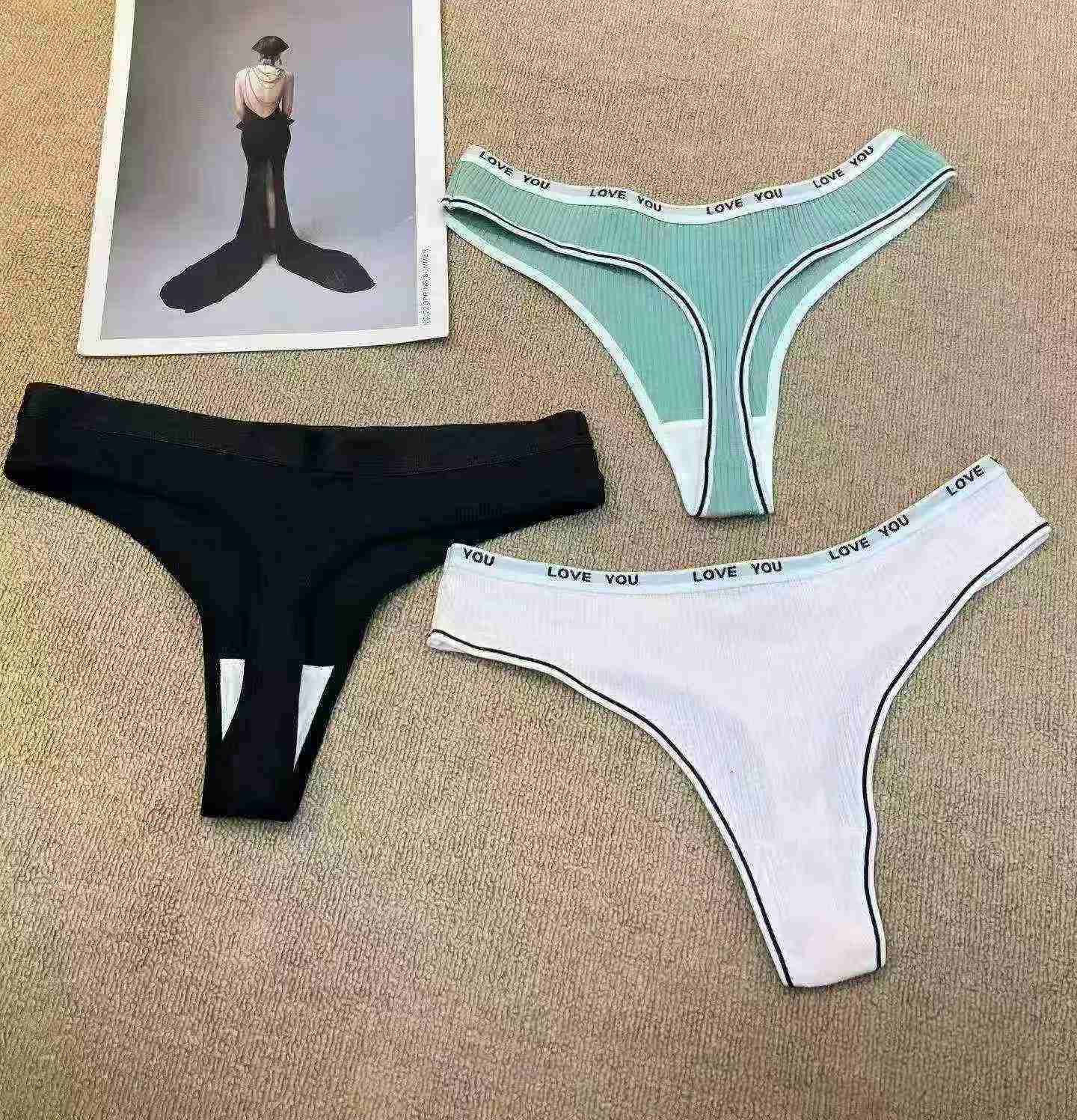 Women's Cotton Thongs, Over 300pcs, Size S-L, 20pcs Per Pack Clearance - Image 6