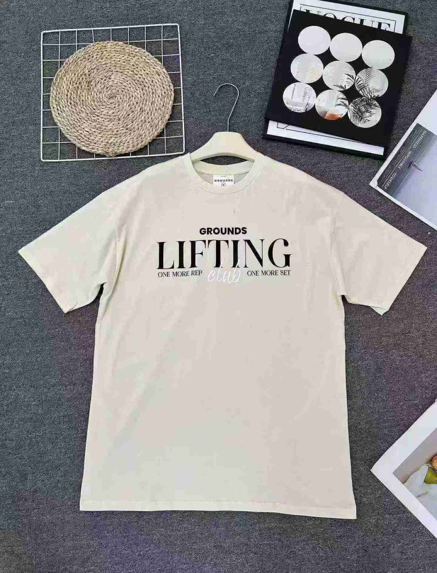 240g Heavyweight Pure Cotton Men's Trendy Short Sleeve T-Shirts, 3 Styles Total 680 Pieces - Image 9