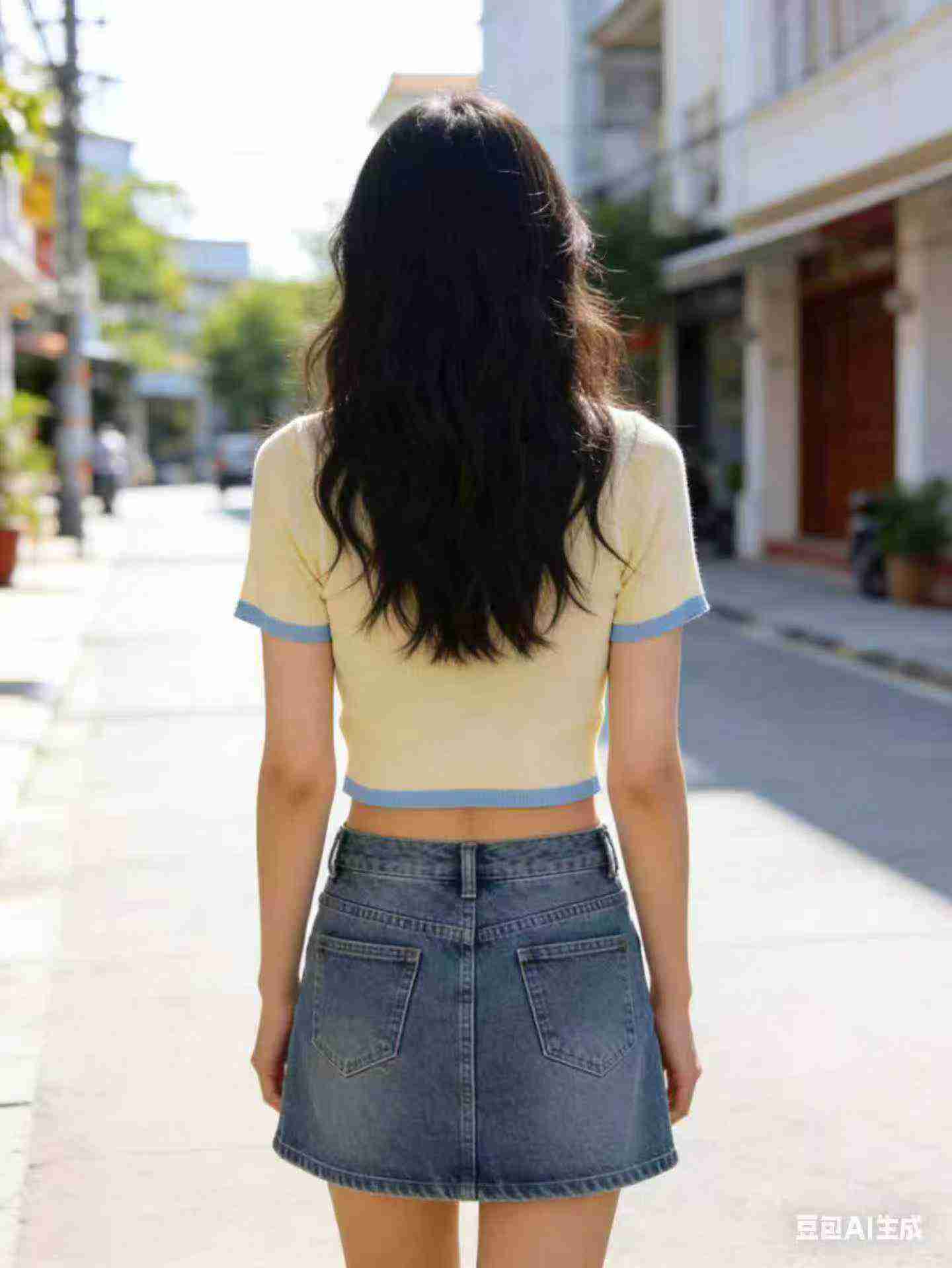 Summer Sexy Cropped Knit Short Sleeve T-shirts, Approx 1867 Pieces - Image 3