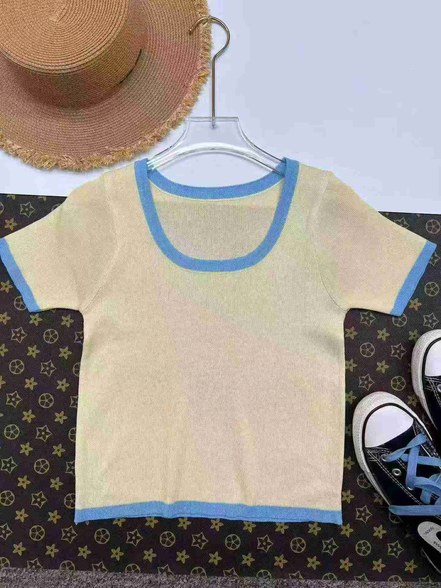 Summer Sexy Cropped Knit Short Sleeve T-shirts, Approx 1867 Pieces - Image 8