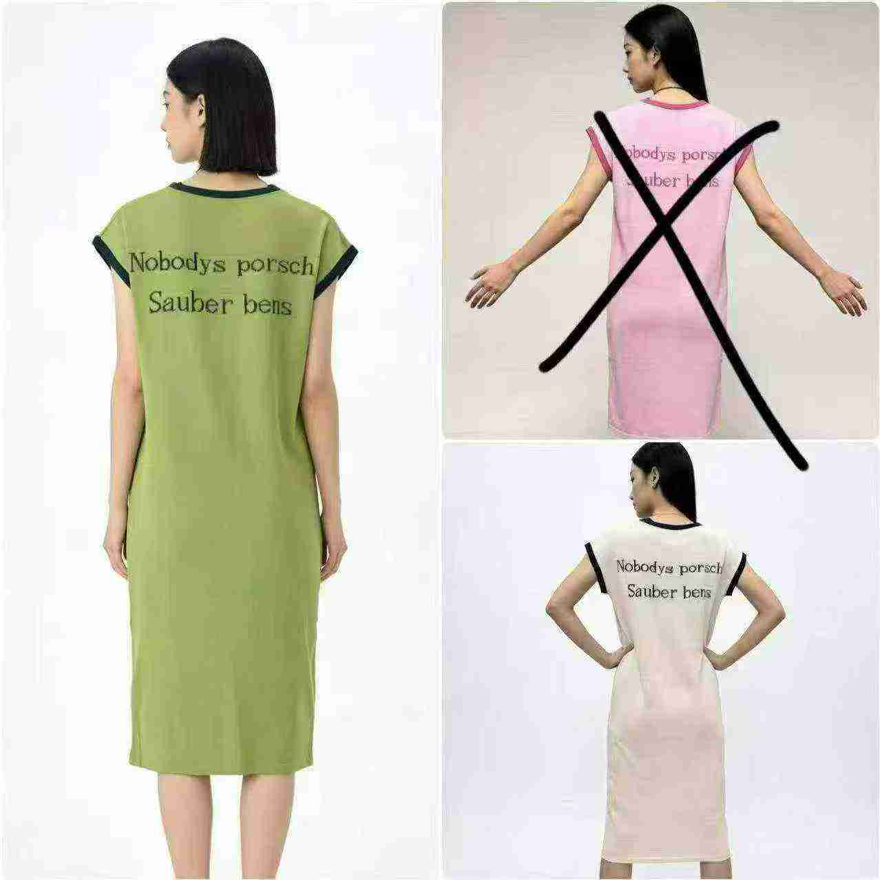 About 420 Pcs Women's Ice Silk Knit Dress 2 Colors - Image 6
