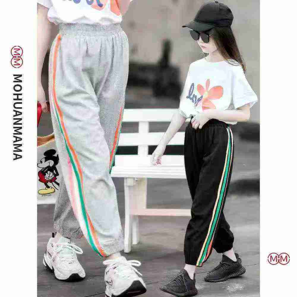 655 Pcs Spring Summer Korean Style Big Kids Loose Thin Casual Sports Long Pants - Image 2