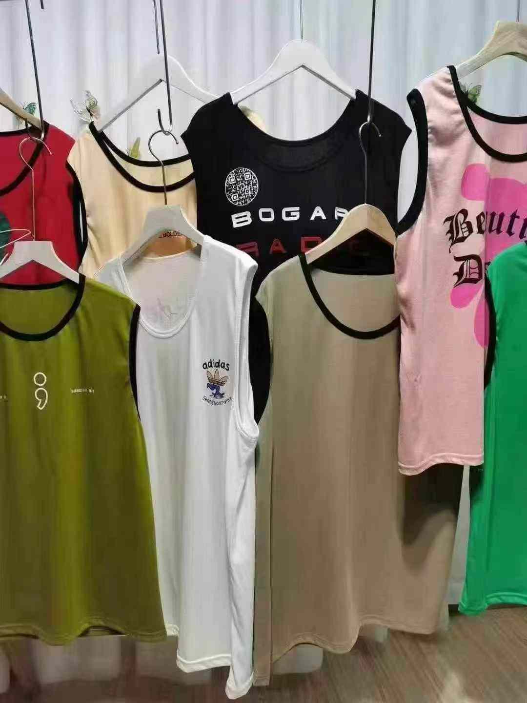 12000 Pieces Unisex Loose Large Size Long Cotton Vest Wholesale Clearance - Image 7