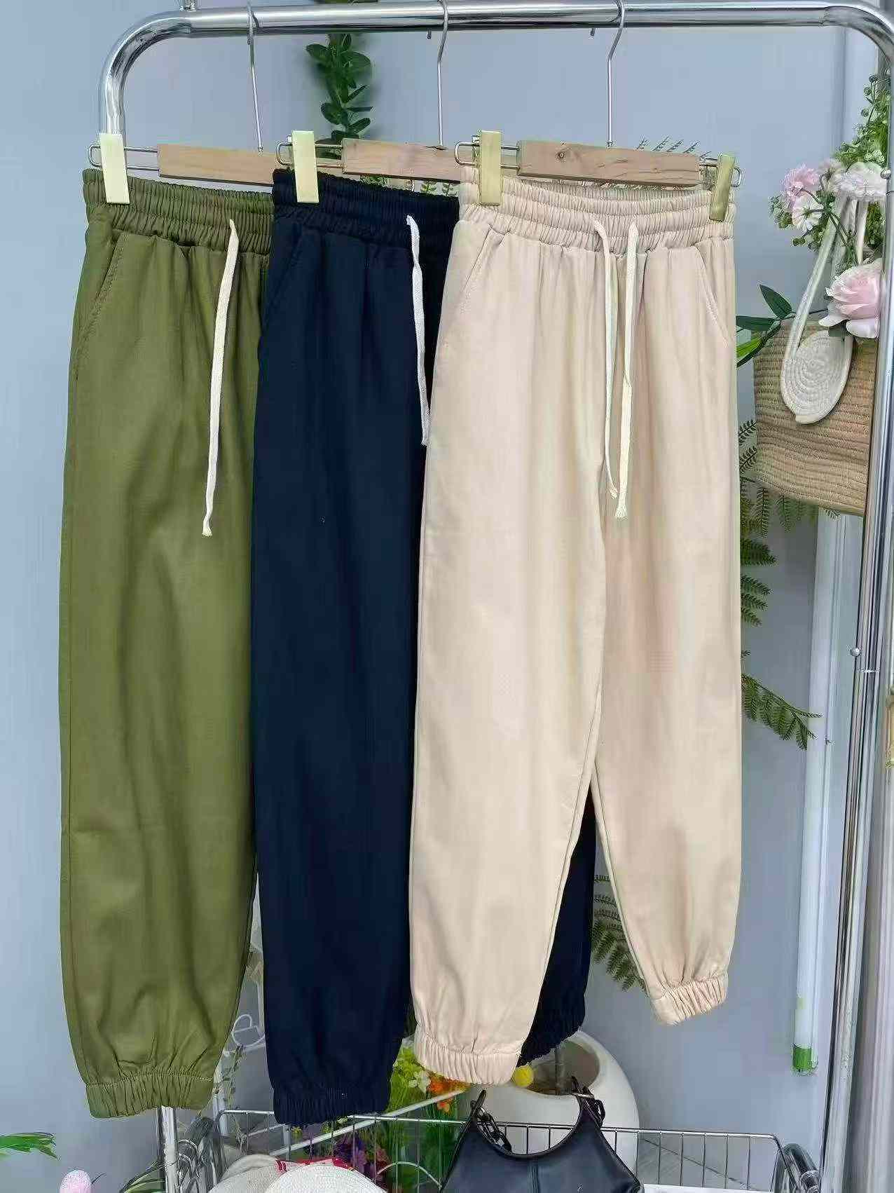 Men's Washed Cotton Fleece Lined Cargo Pants, Total 198 Pieces - Image 6