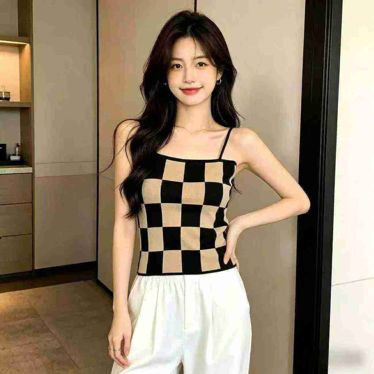 208pcs Sexy Knit Cami Vests One Size Mixed Colors - Image 2