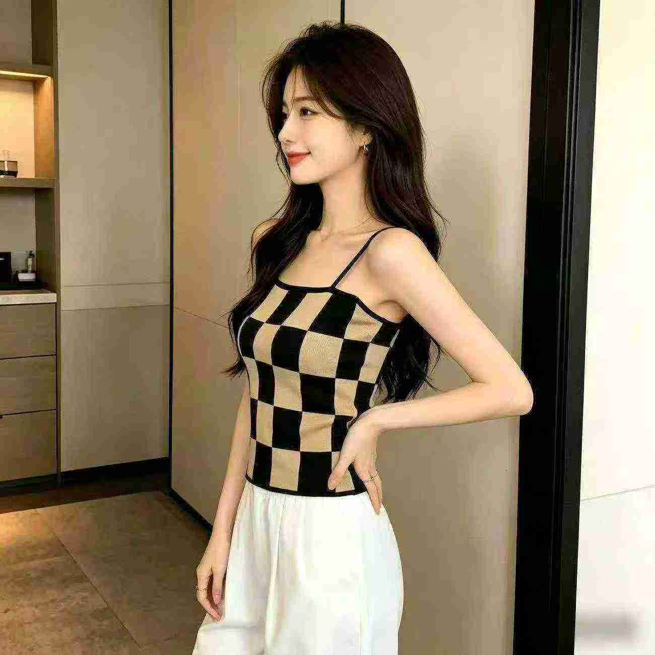 208pcs Sexy Knit Cami Vests One Size Mixed Colors - Image 9